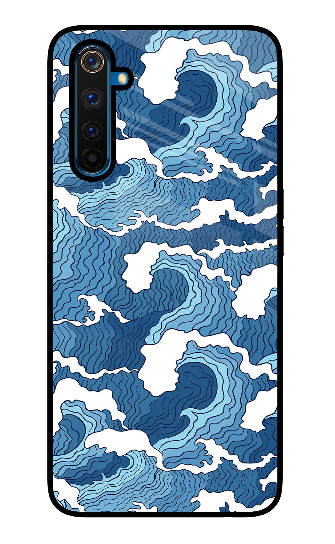 Blue Waves Case for Realme 6 Pro