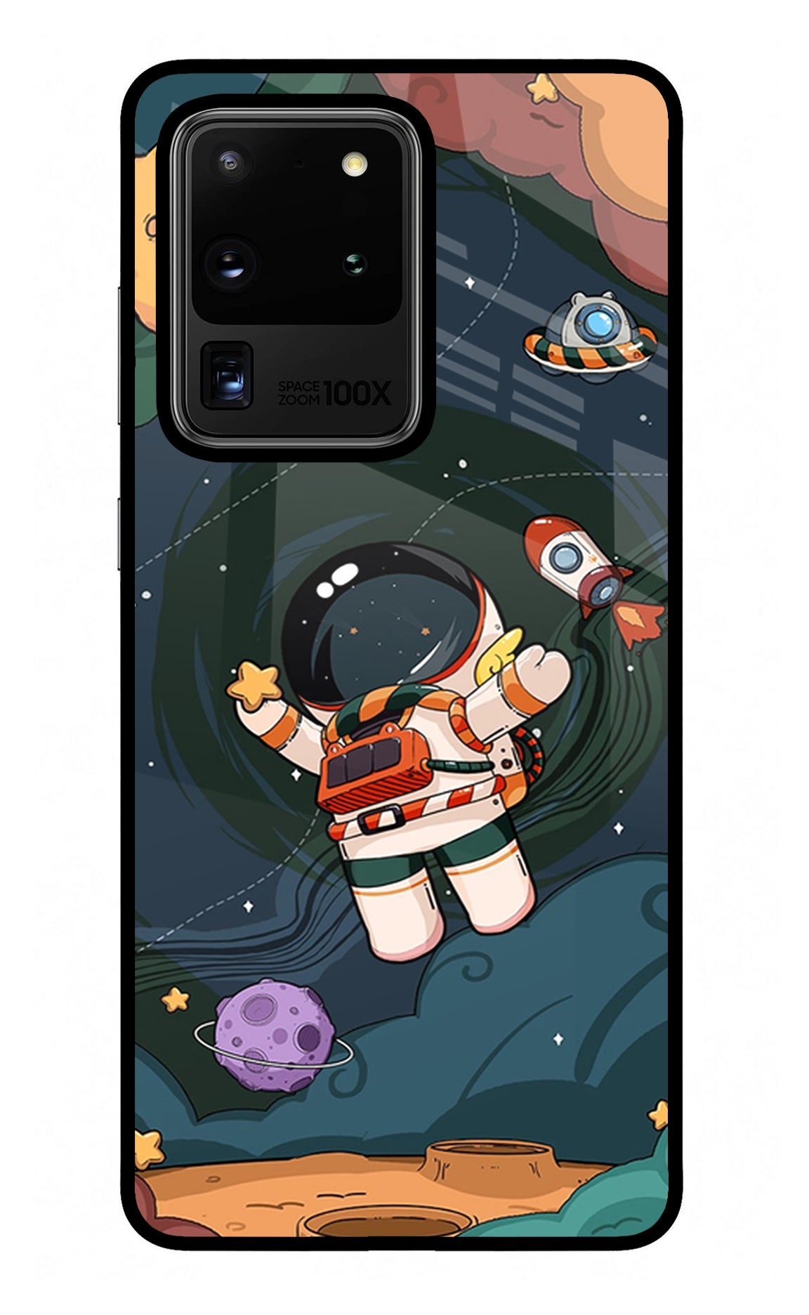 Cartoon Astronaut Case for Samsung S20 Ultra