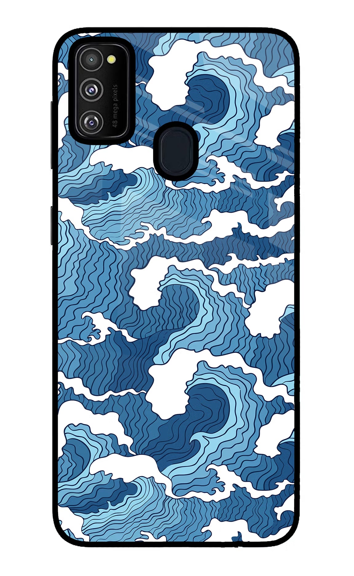 Blue Waves Case for Samsung M21 2020 by Casekaro