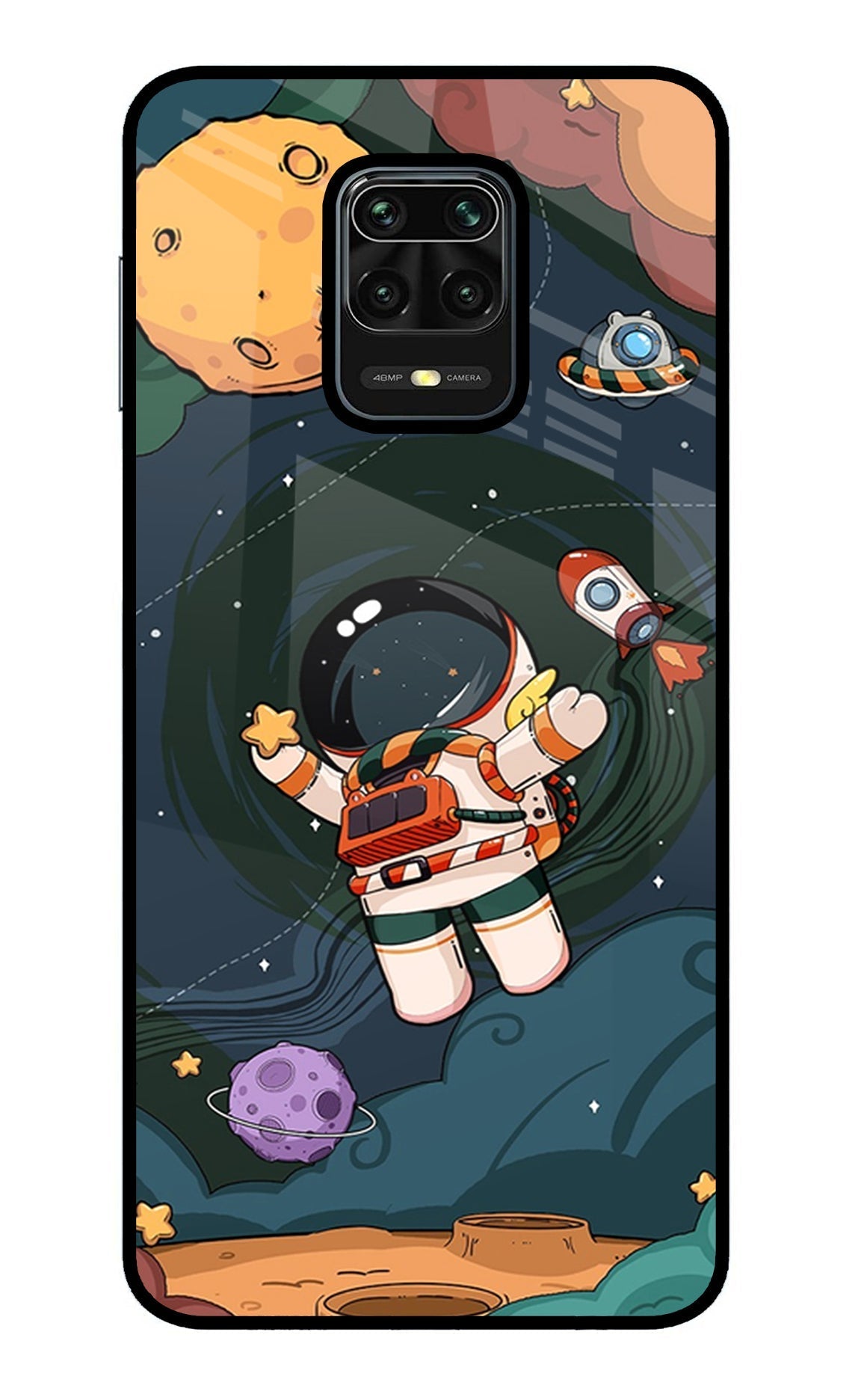 Cartoon Astronaut Case for Redmi Note 9 Pro/Pro Max