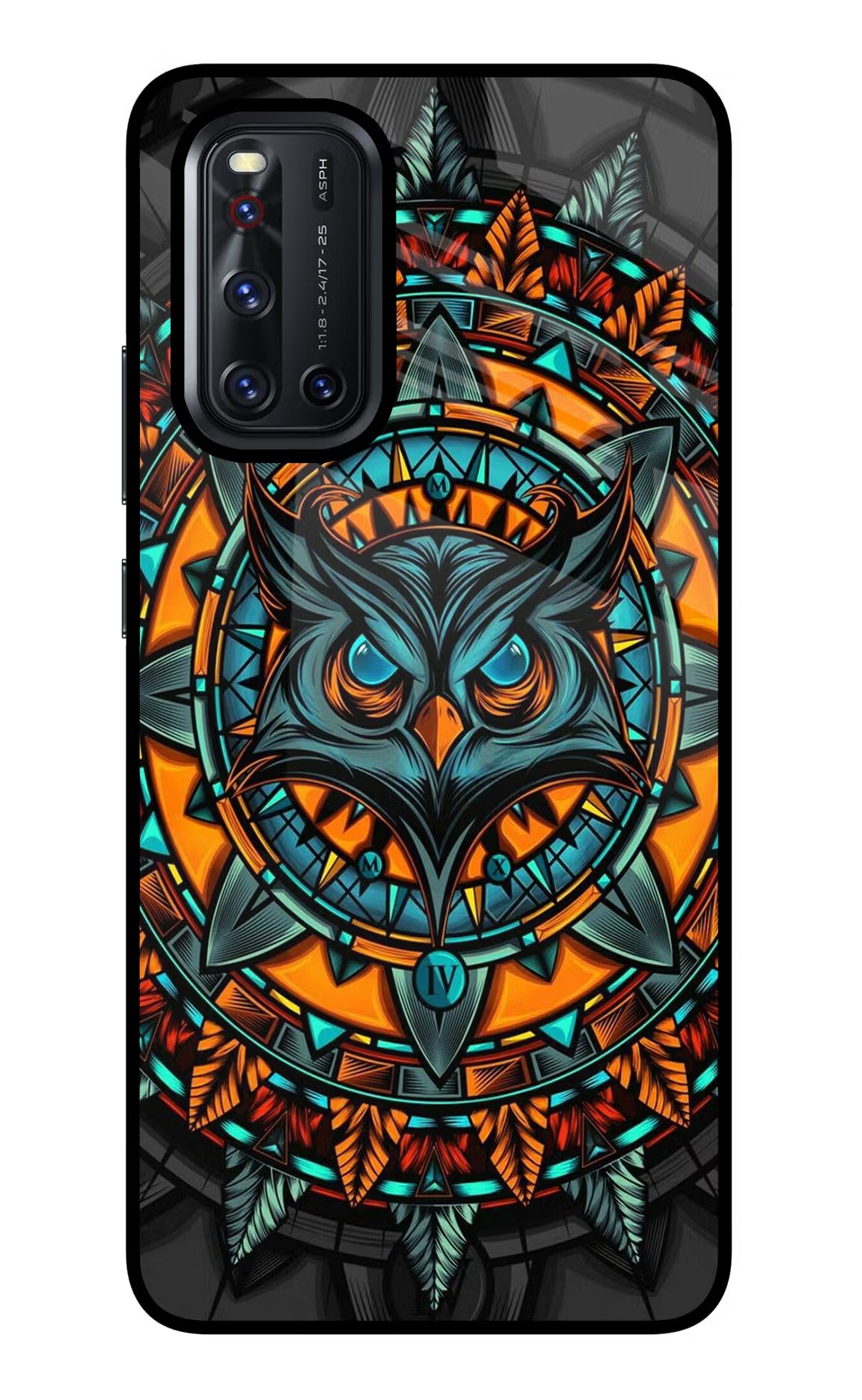 Angry Owl Art Case for Vivo V19 by Casekaro