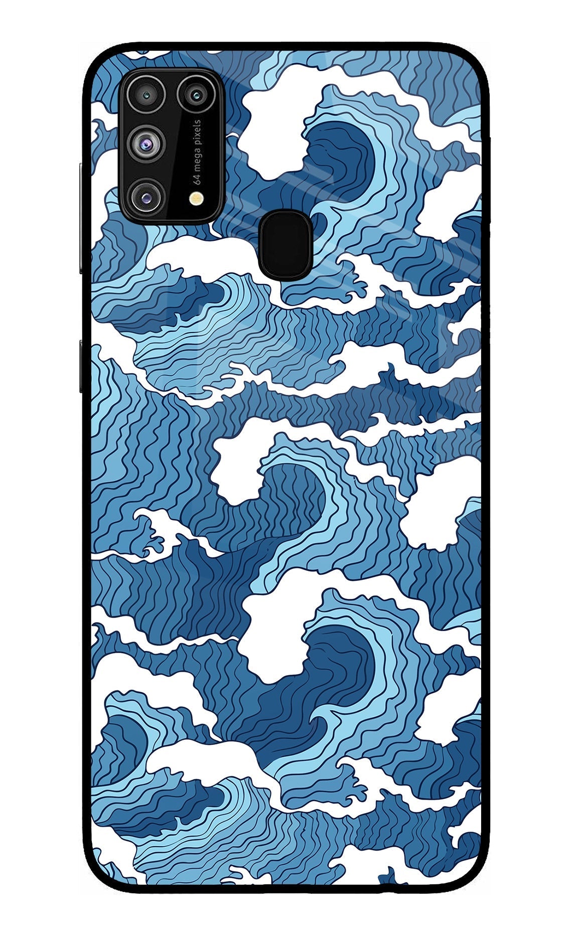 Blue Waves Case for Samsung M31/F41