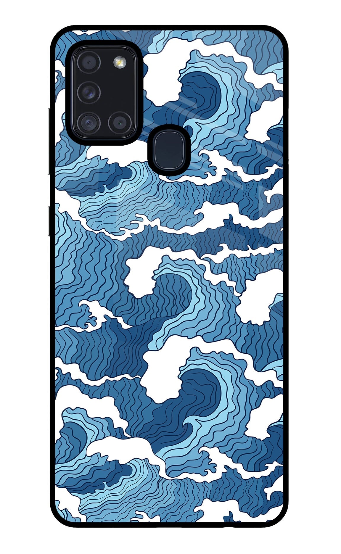 Blue Waves Case for Samsung A21s