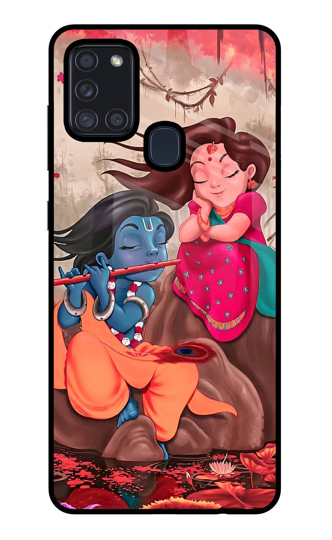 Radhe Krishna Case for Samsung A21s