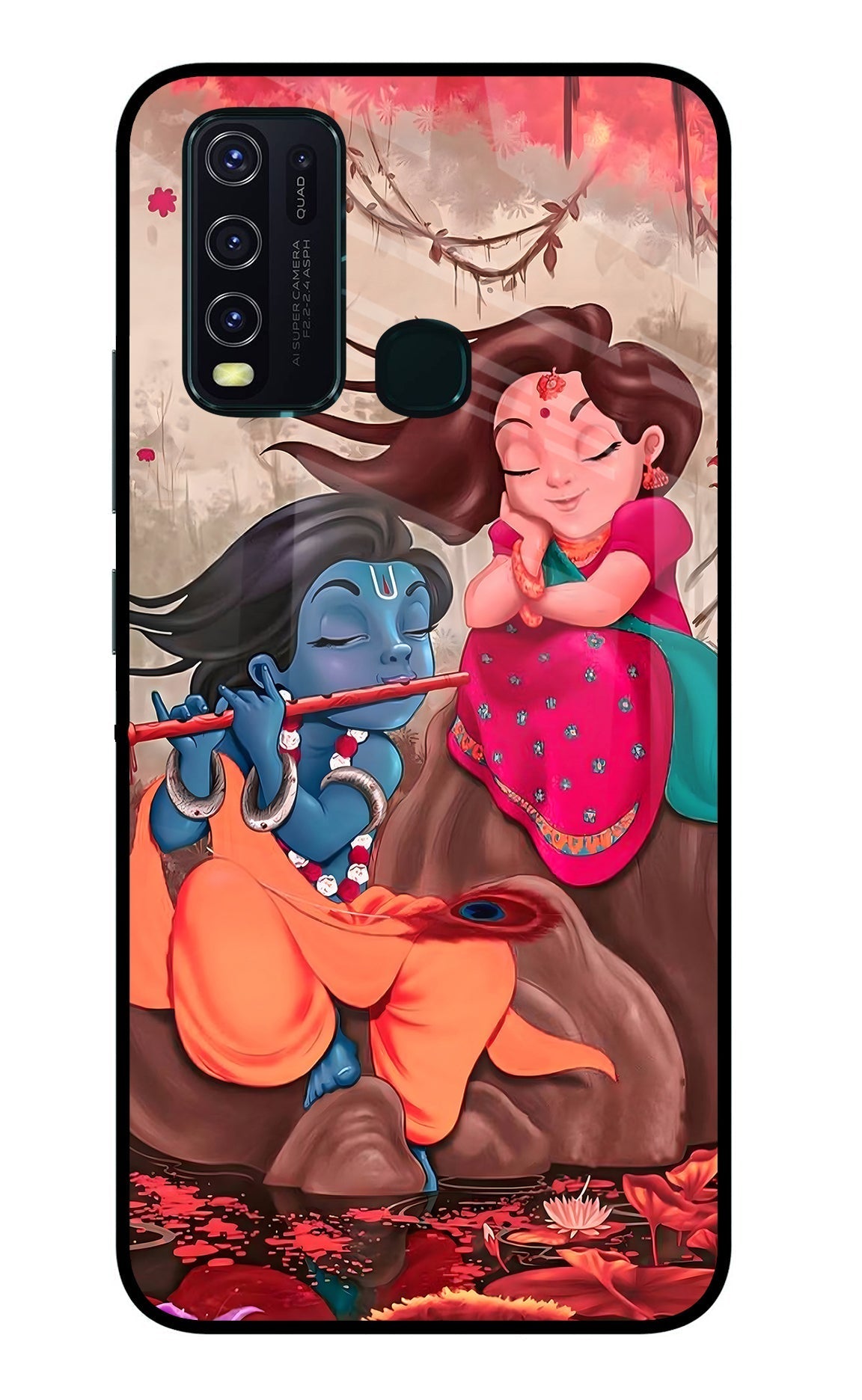 Radhe Krishna Case for Vivo Y30/Y50