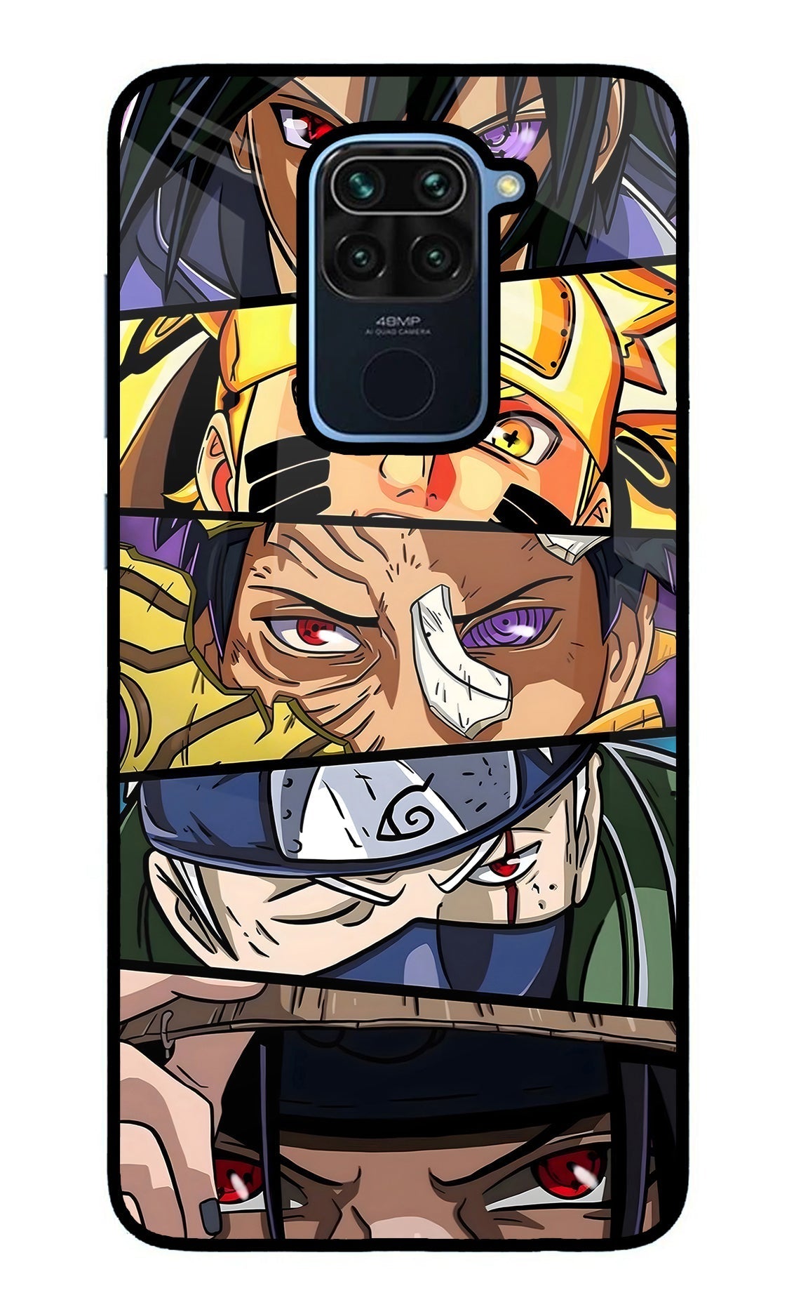 Naruto Character Case for Redmi Note 9