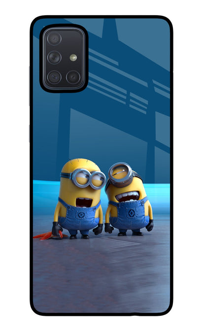 Minion Laughing Case for Samsung A71