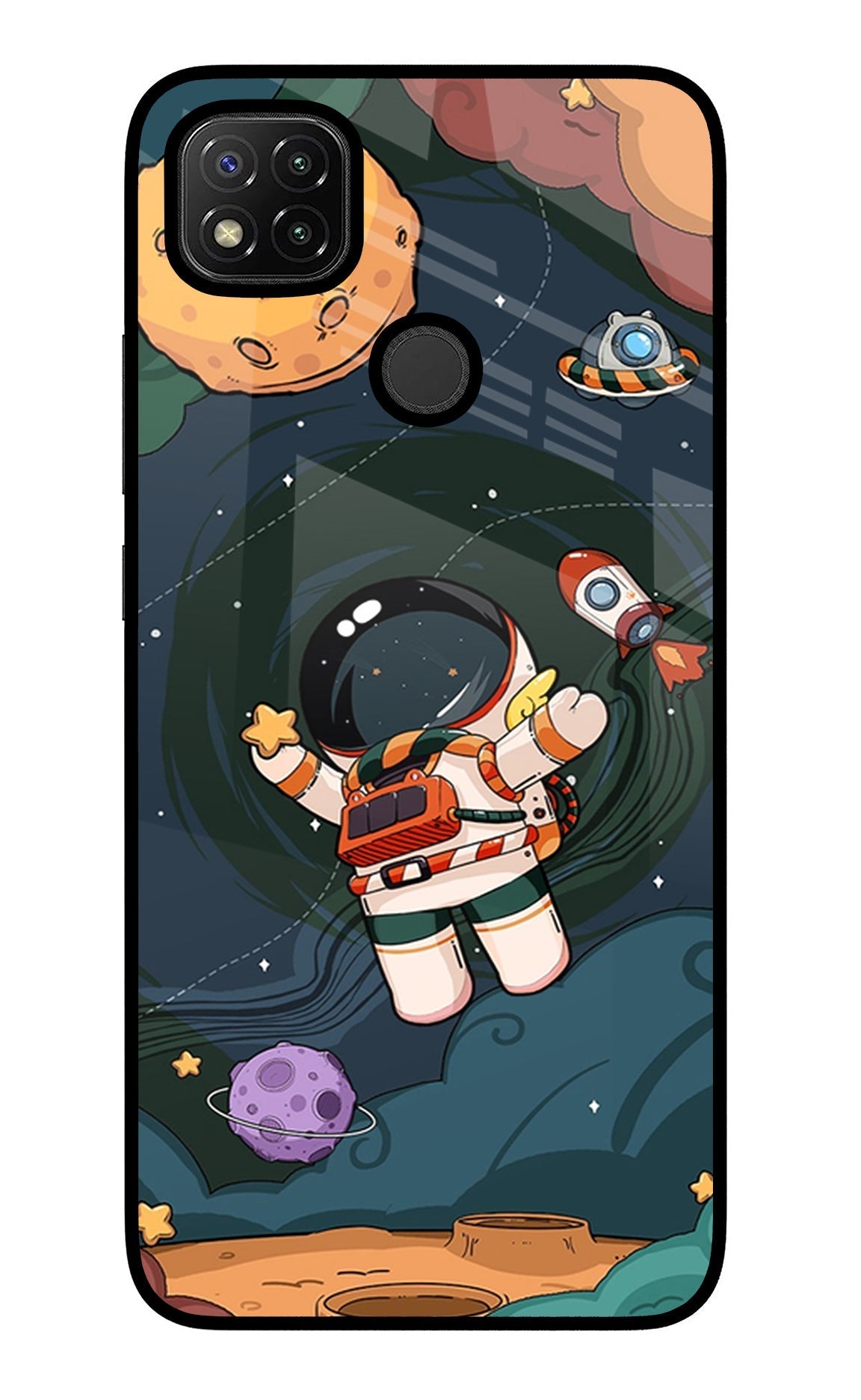 Cartoon Astronaut Case for Redmi 9