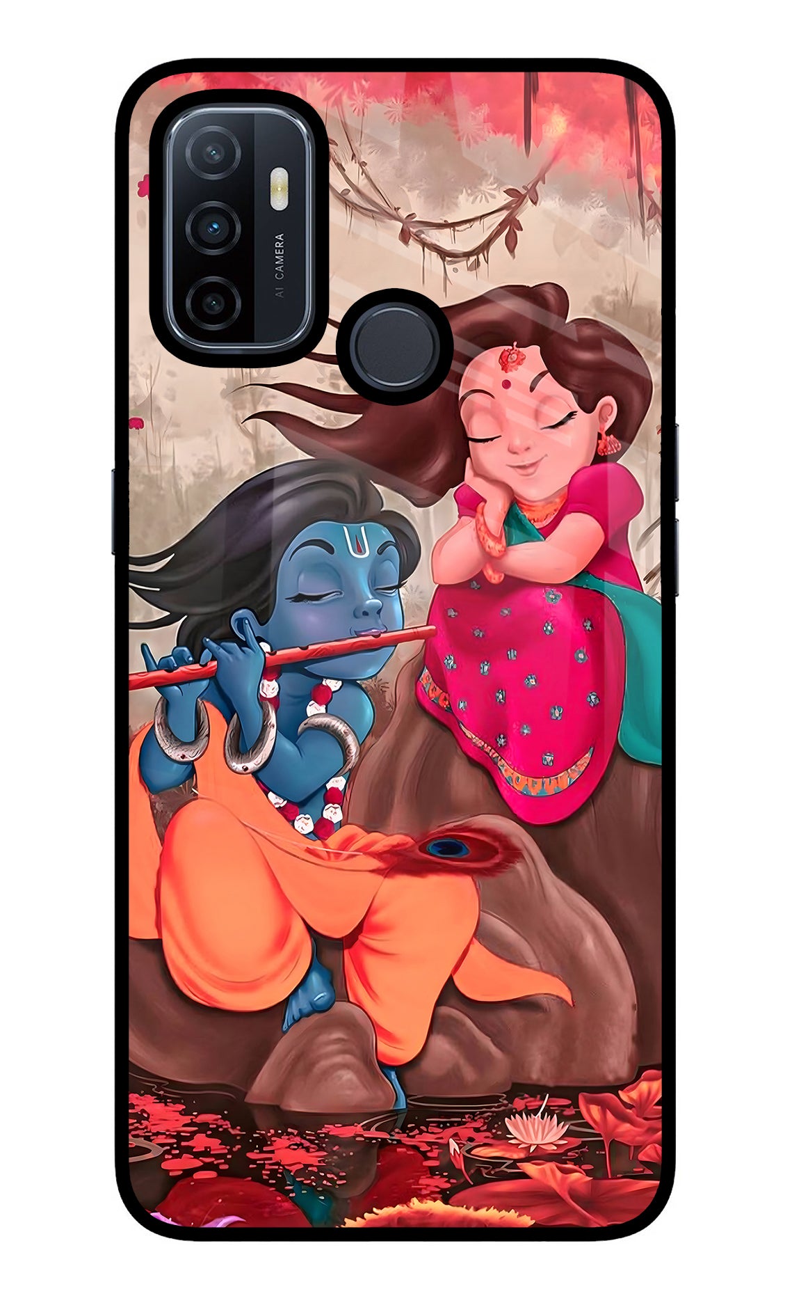 Radhe Krishna Case for Oppo A53 2020