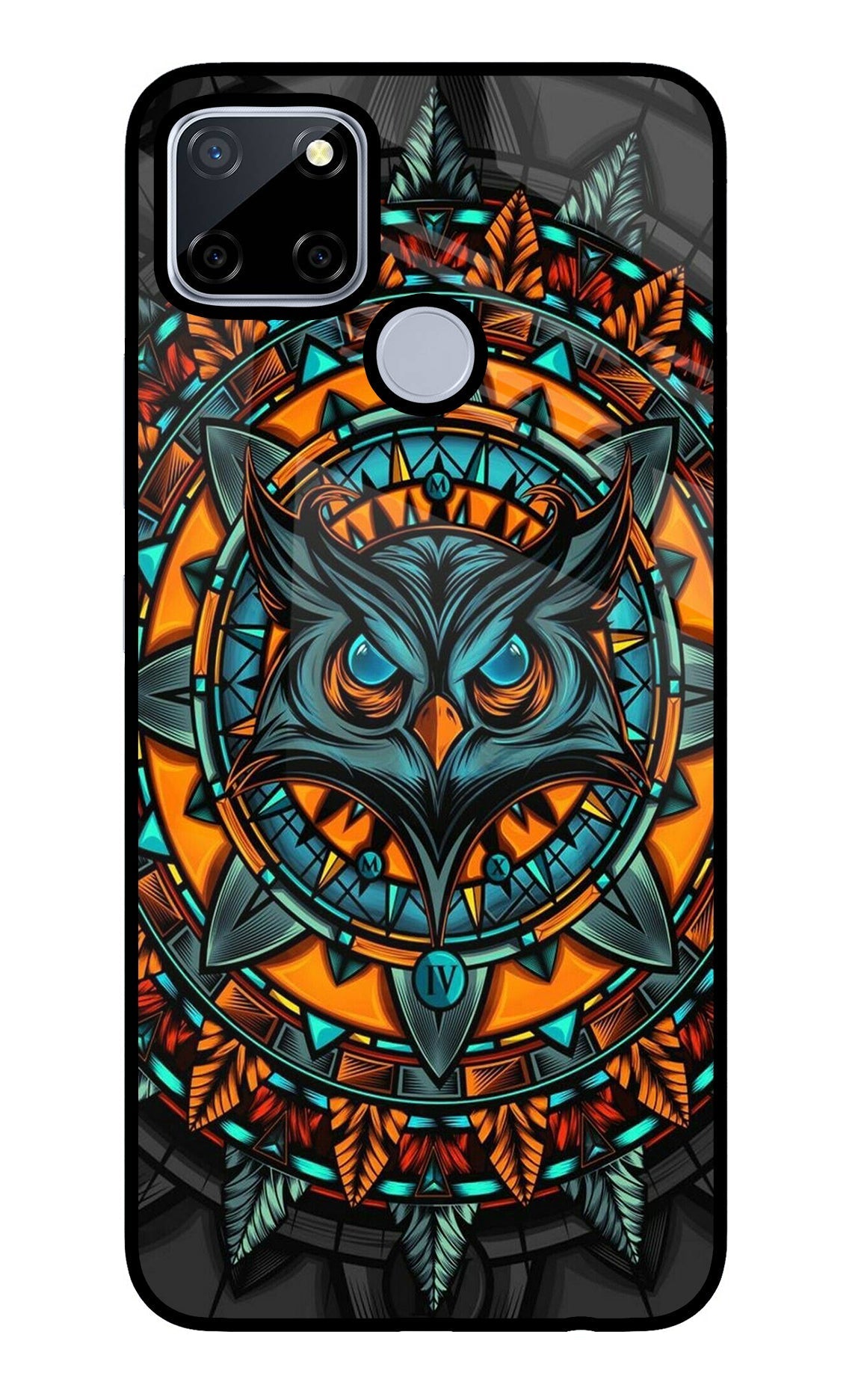 Angry Owl Art Case for Realme C12/Narzo 20