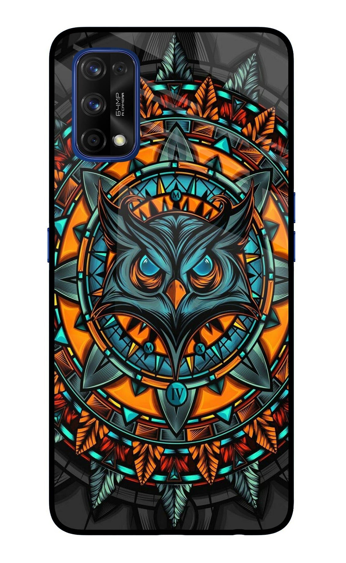 Angry Owl Art Case for Realme 7 Pro