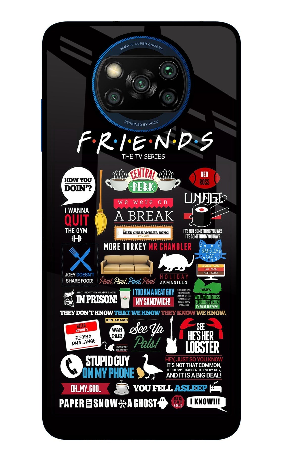 FRIENDS Case for Poco X3/X3 Pro