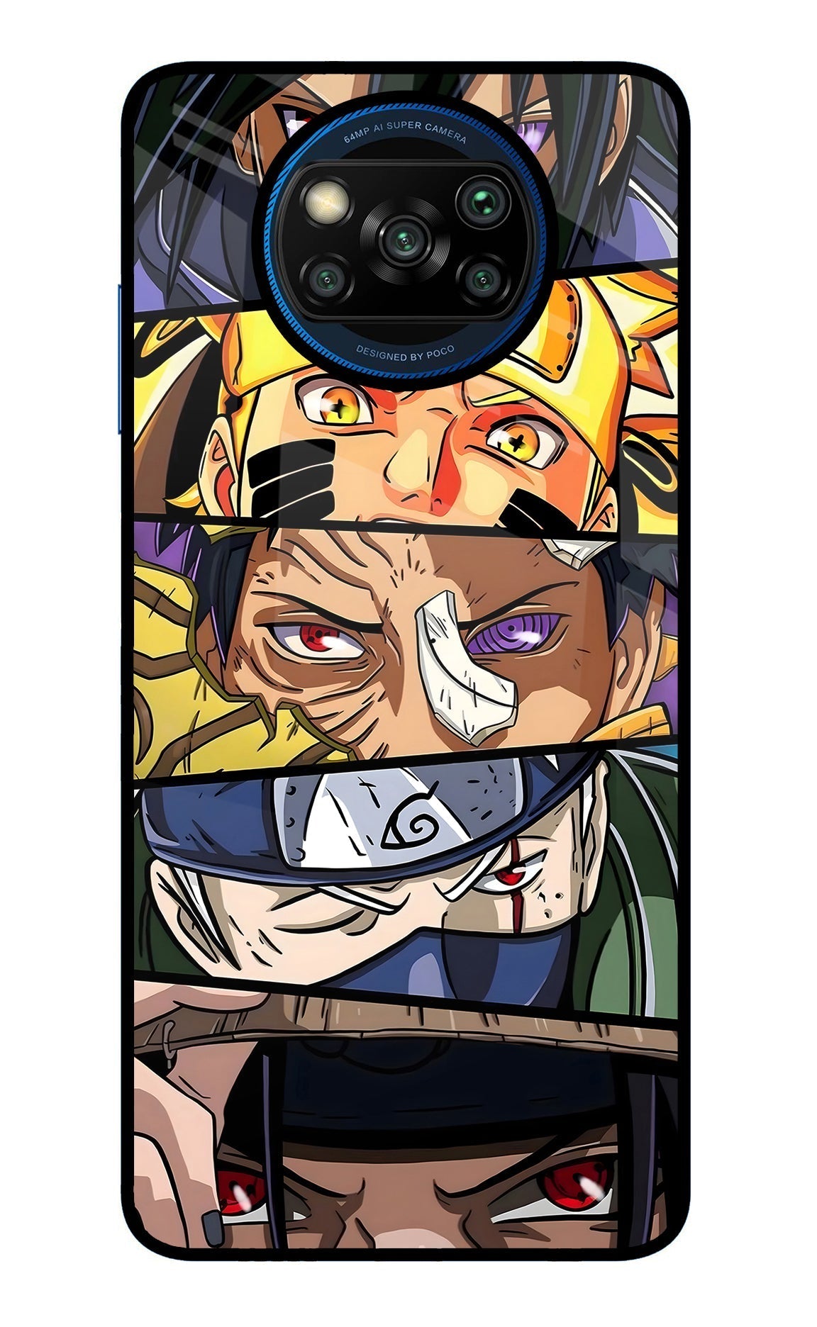 Naruto Character Case for Poco X3/X3 Pro