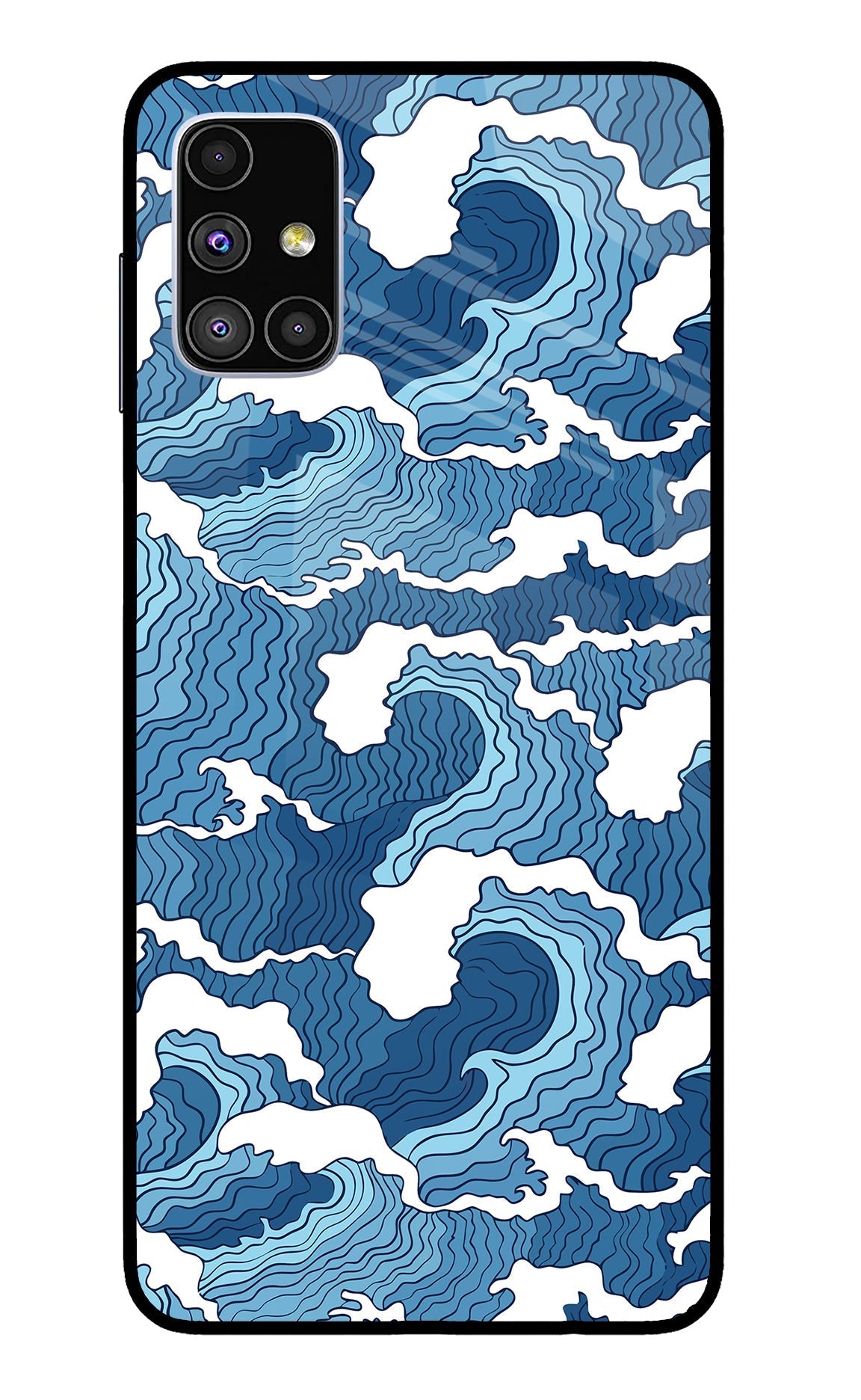 Blue Waves Case for Samsung M51