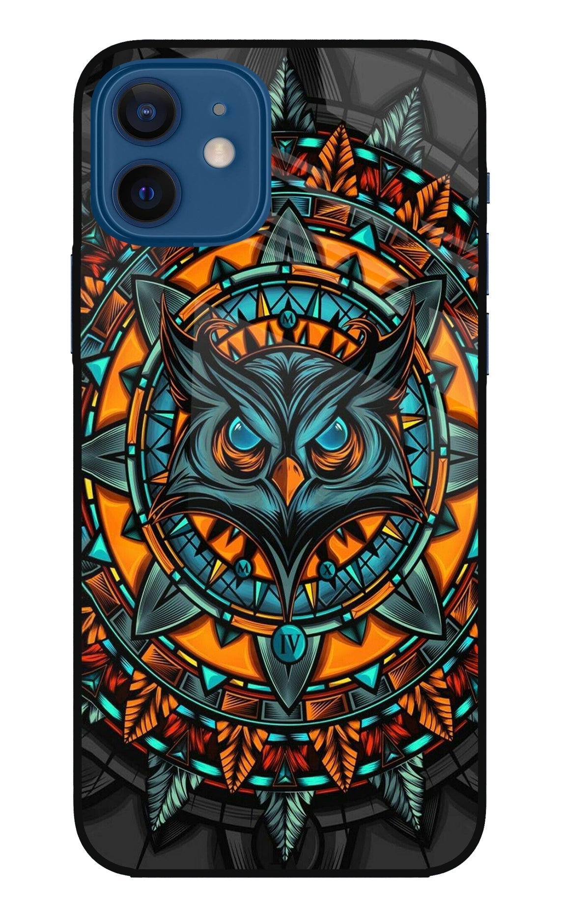 Angry Owl Art Case for iPhone 12