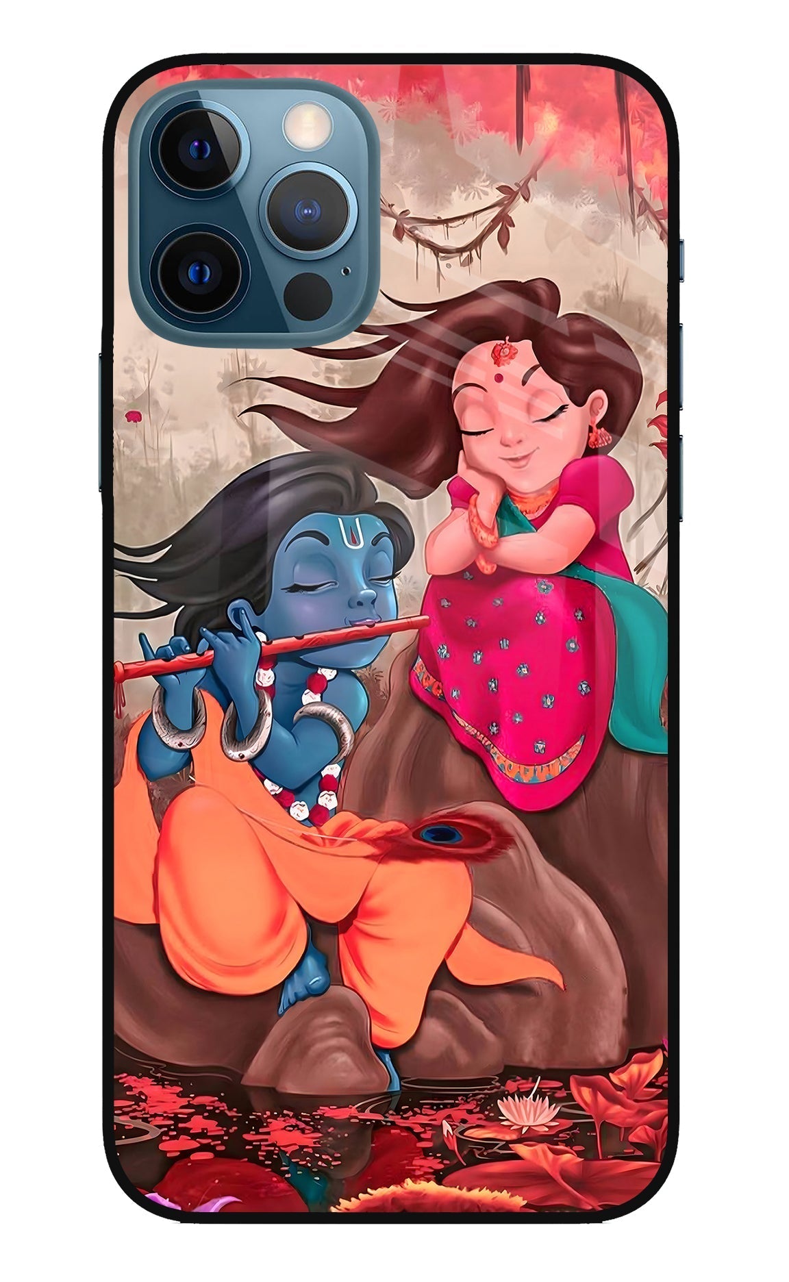 Radhe Krishna Case for iPhone 12 Pro