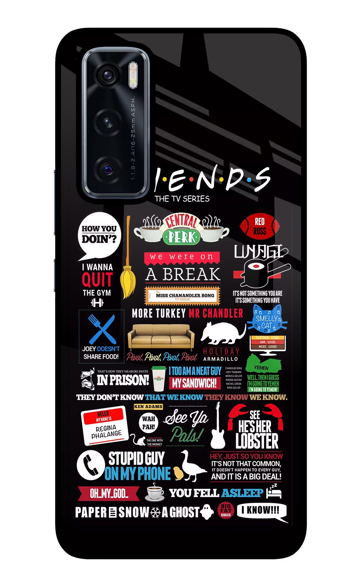 FRIENDS Case for Vivo V20 SE by Casekaro
