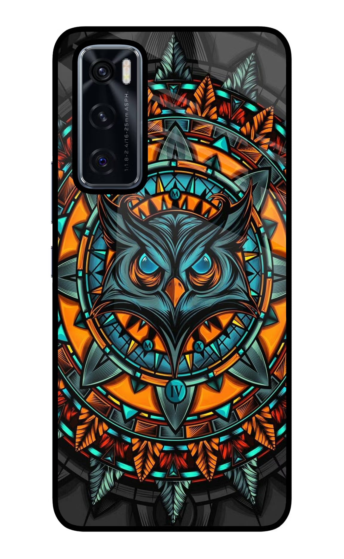 Angry Owl Art Case for Vivo V20 SE by Casekaro