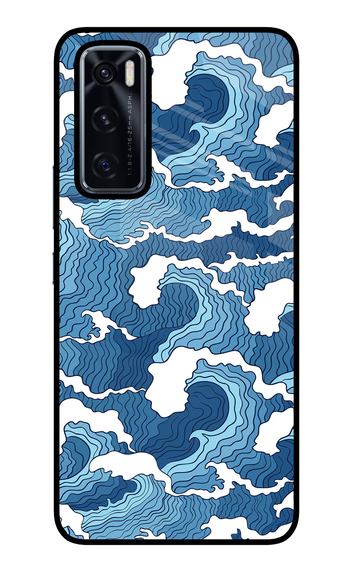 Blue Waves Case for Vivo V20 SE by Casekaro