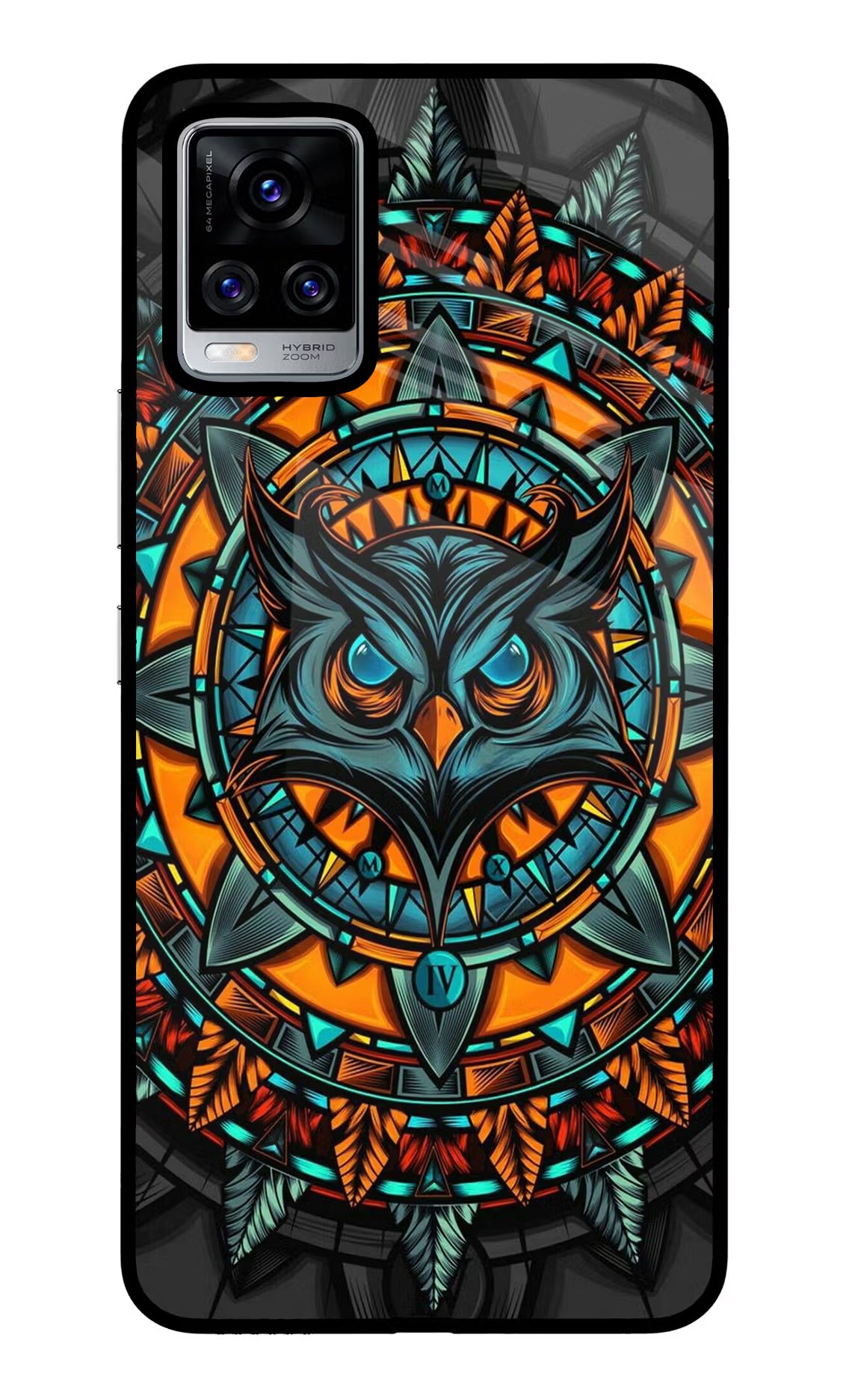 Angry Owl Art Case for Vivo V20 Pro by Casekaro