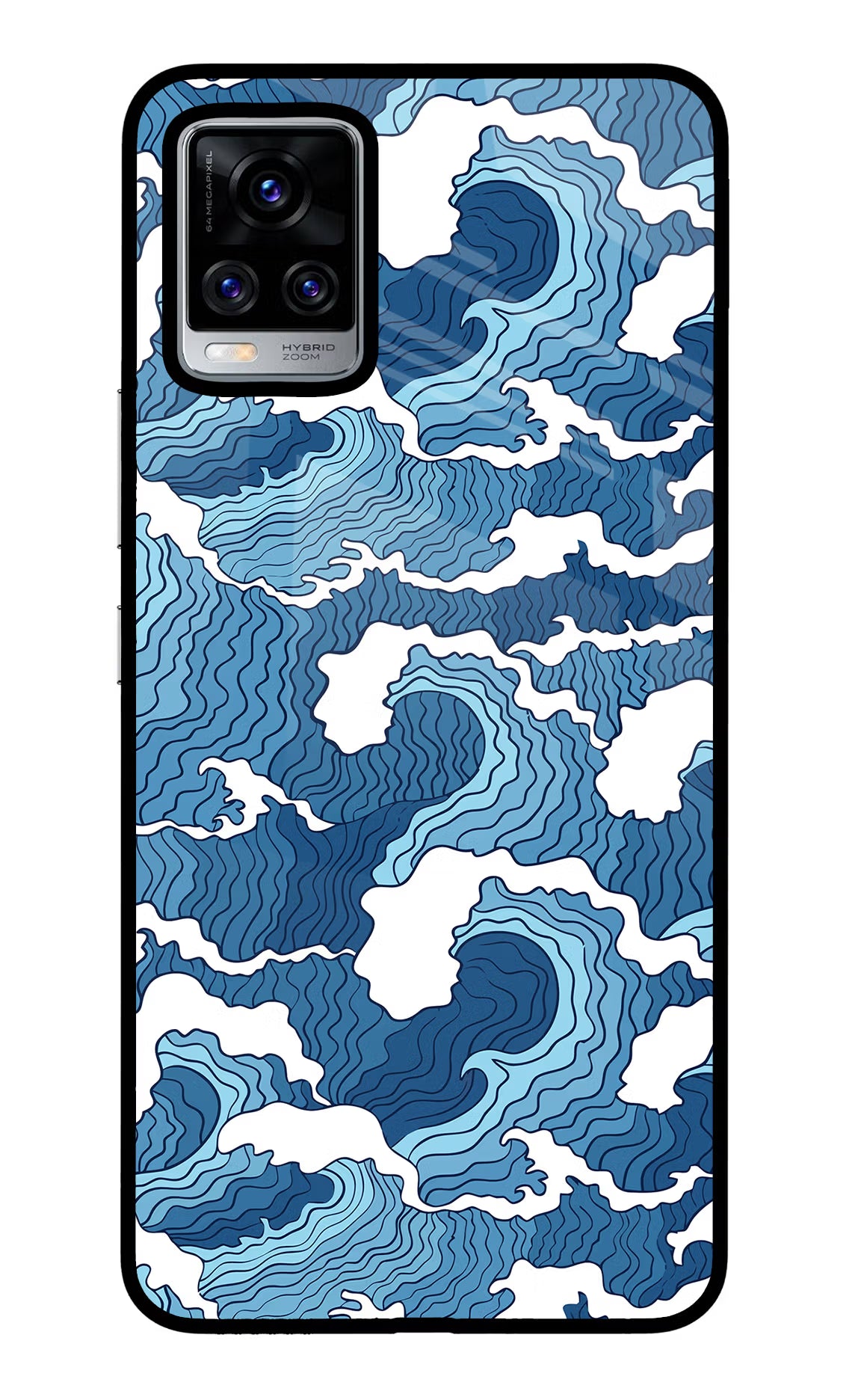 Blue Waves Case for Vivo V20 Pro by Casekaro