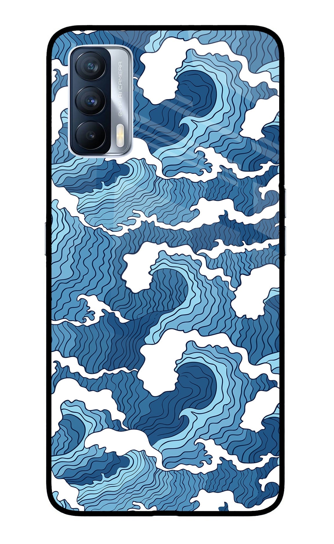 Blue Waves Case for Realme X7