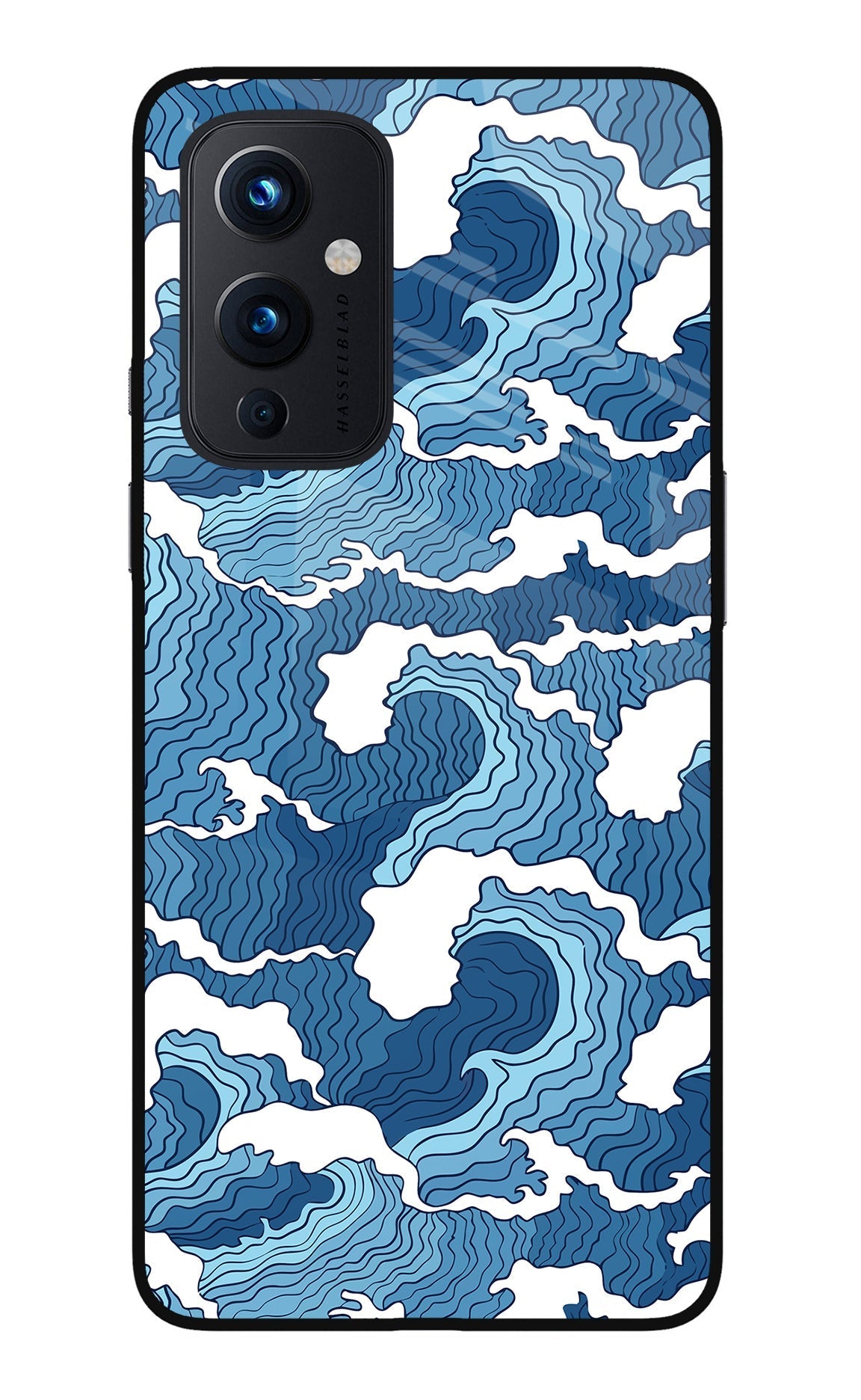 Blue Waves Case for Oneplus 9