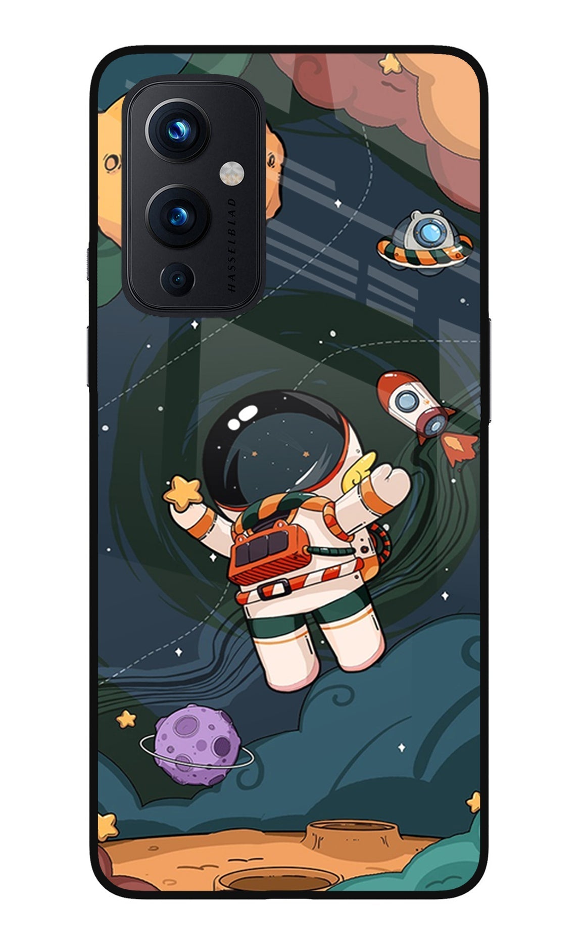 Cartoon Astronaut Case for Oneplus 9