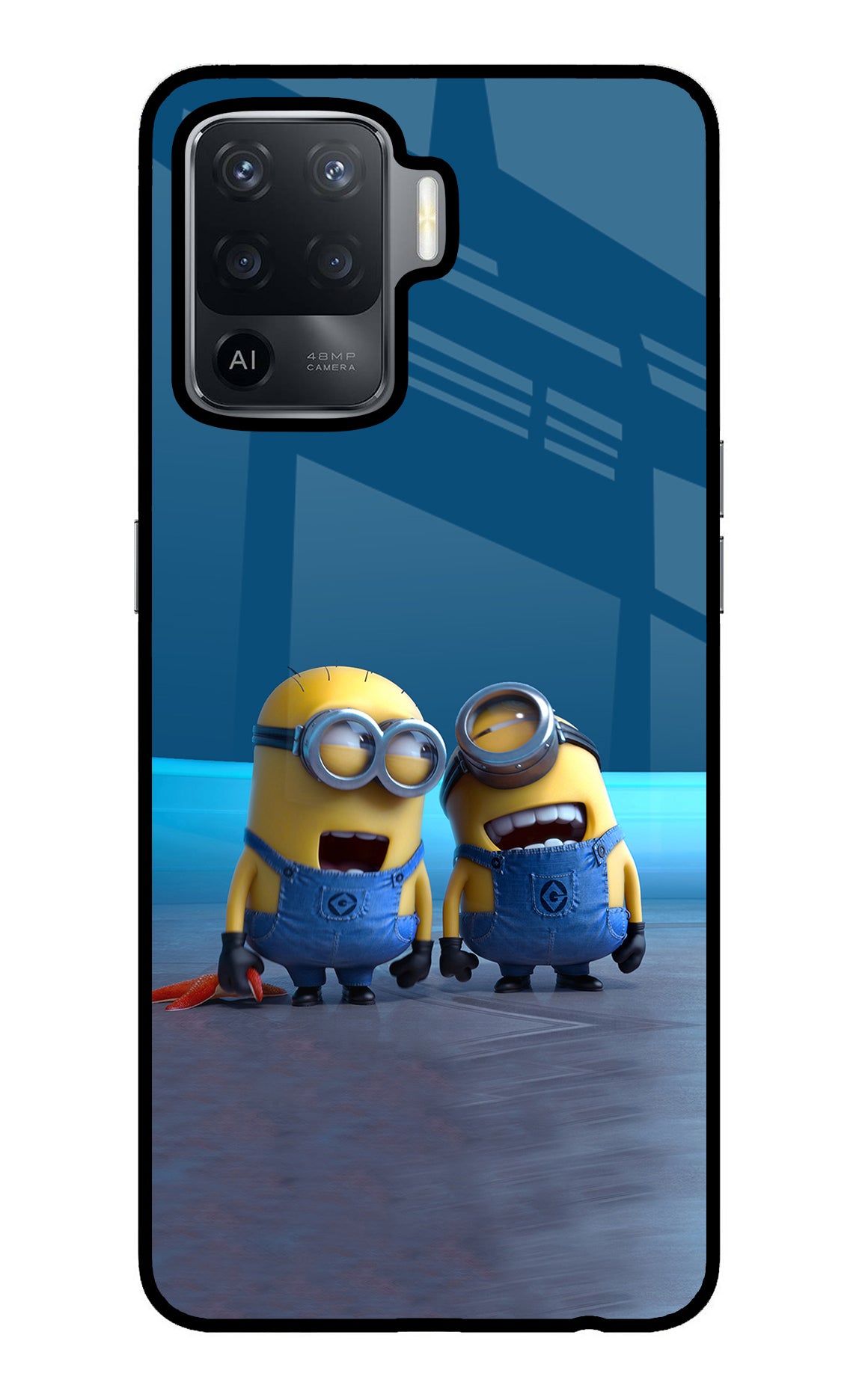 Minion Laughing Case for Oppo F19 Pro