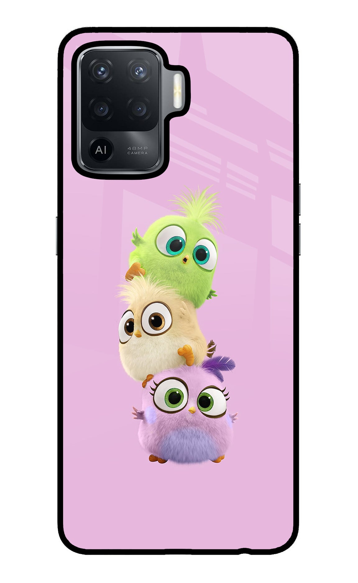 Cute Little Birds Case for Oppo F19 Pro