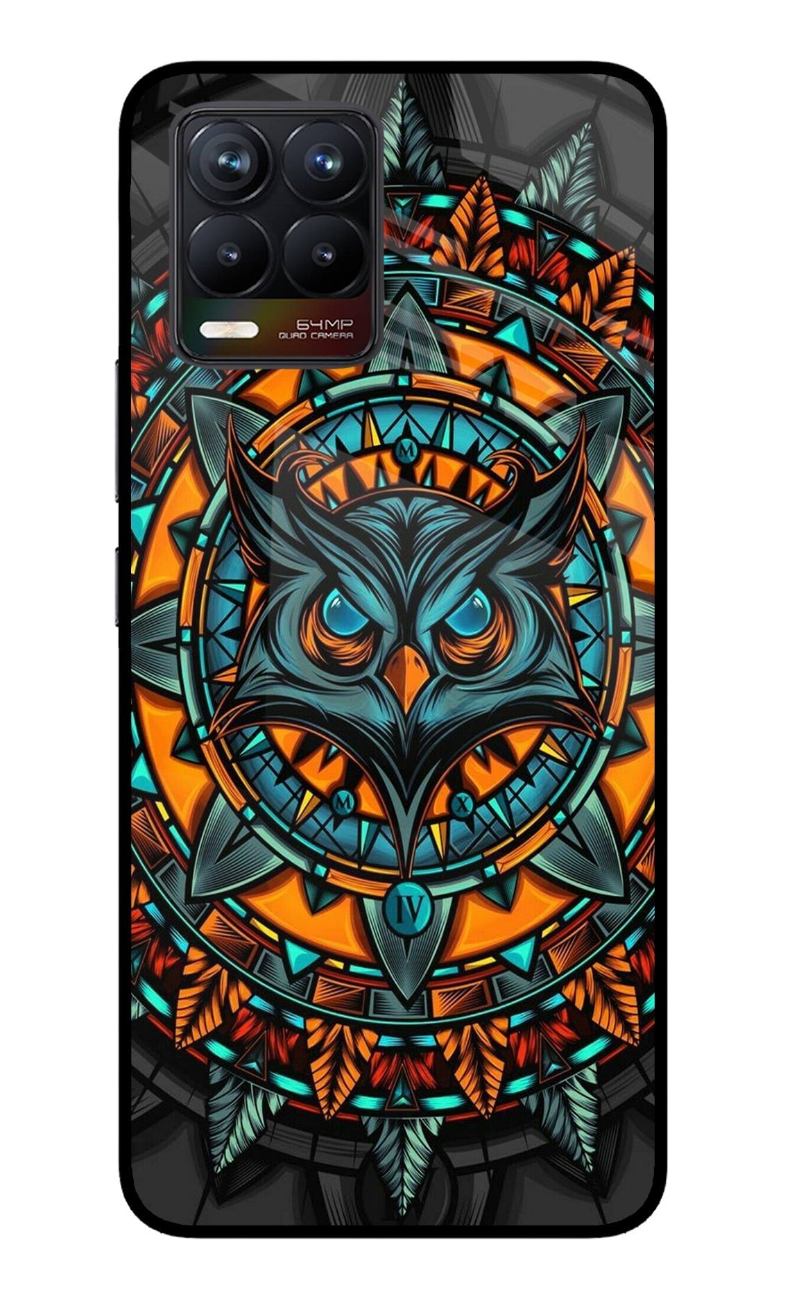 Angry Owl Art Case for Realme 8/8 Pro (not 5G)