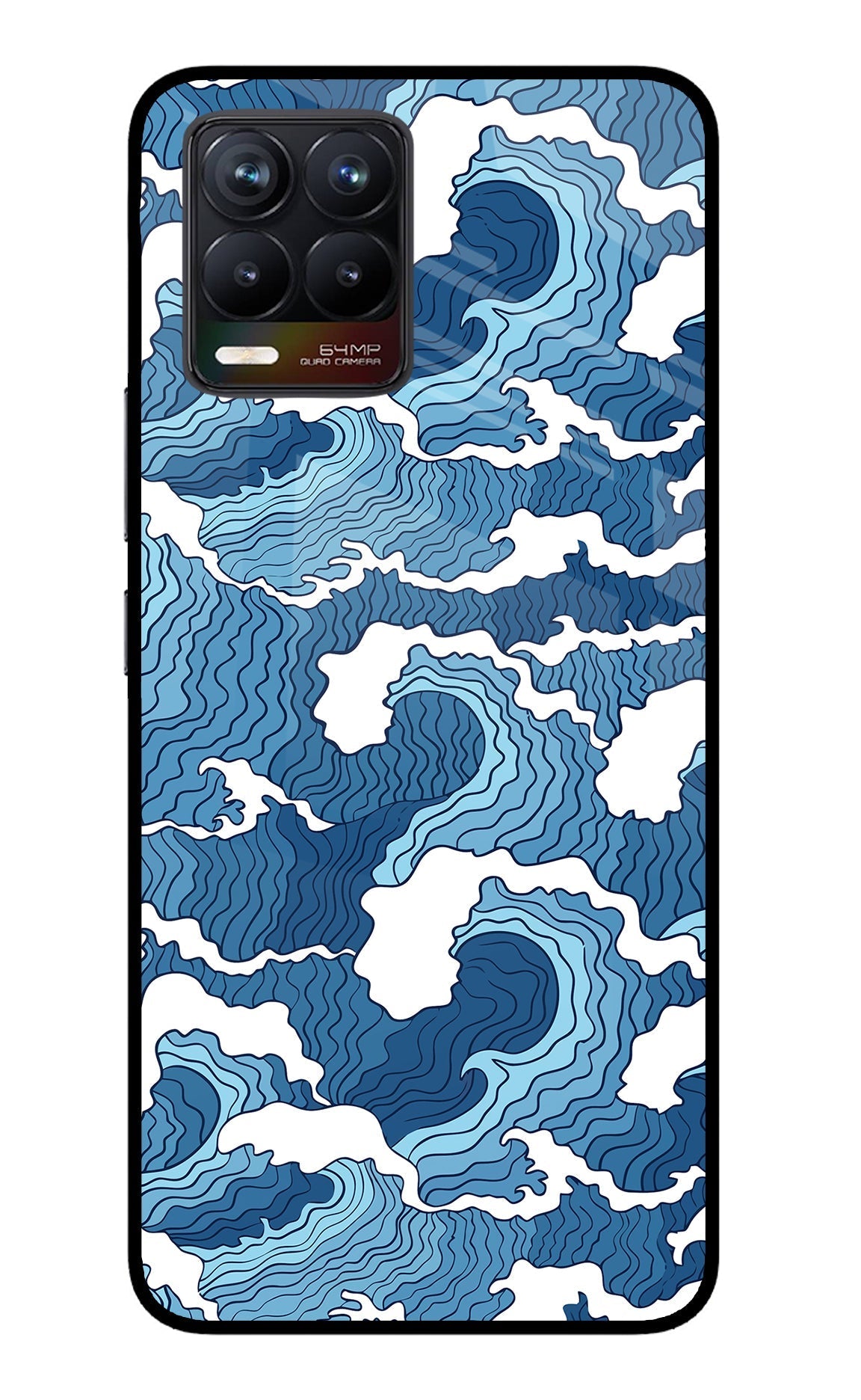 Blue Waves Case for Realme 8/8 Pro (not 5G)