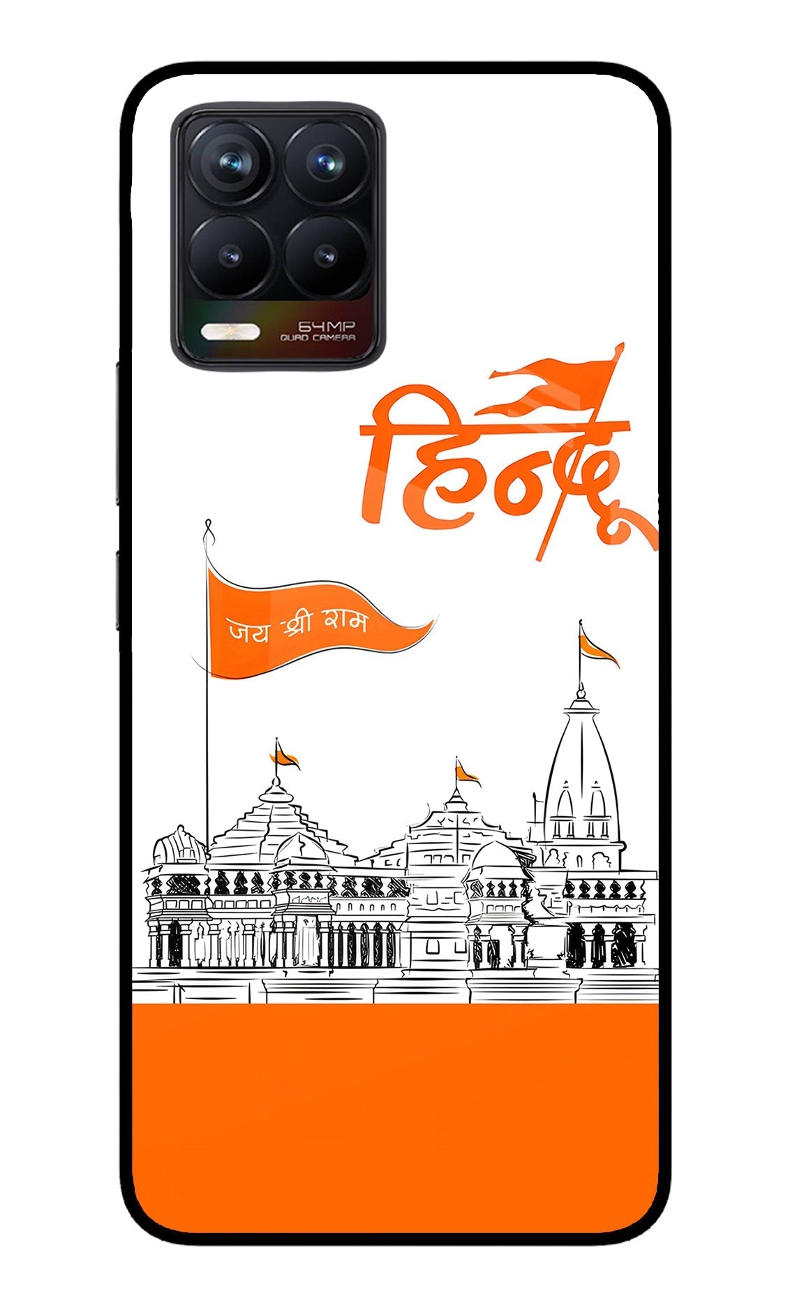 Jai Shree Ram Hindu Case for Realme 8/8 Pro (not 5G)