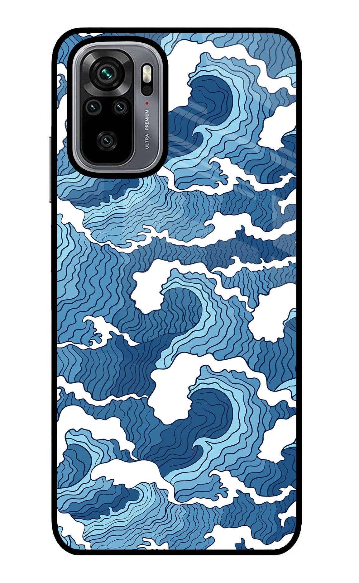 Blue Waves Case for Redmi Note 10/10S