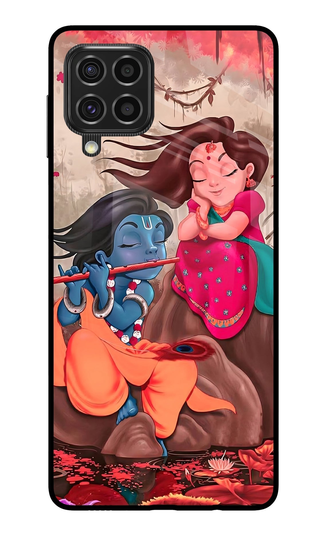 Radhe Krishna Case for Samsung F62