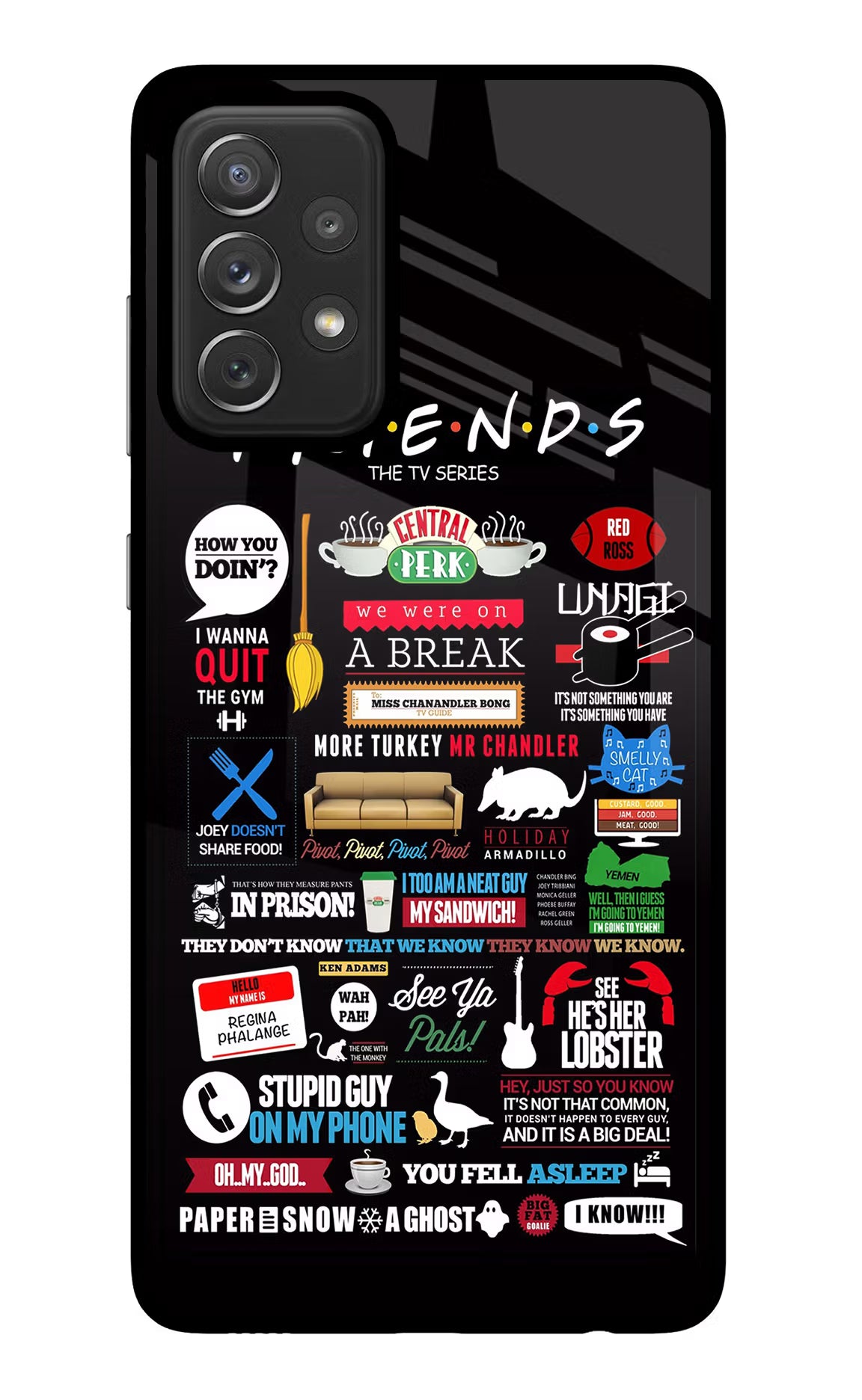 FRIENDS Case for Samsung A72 by Casekaro