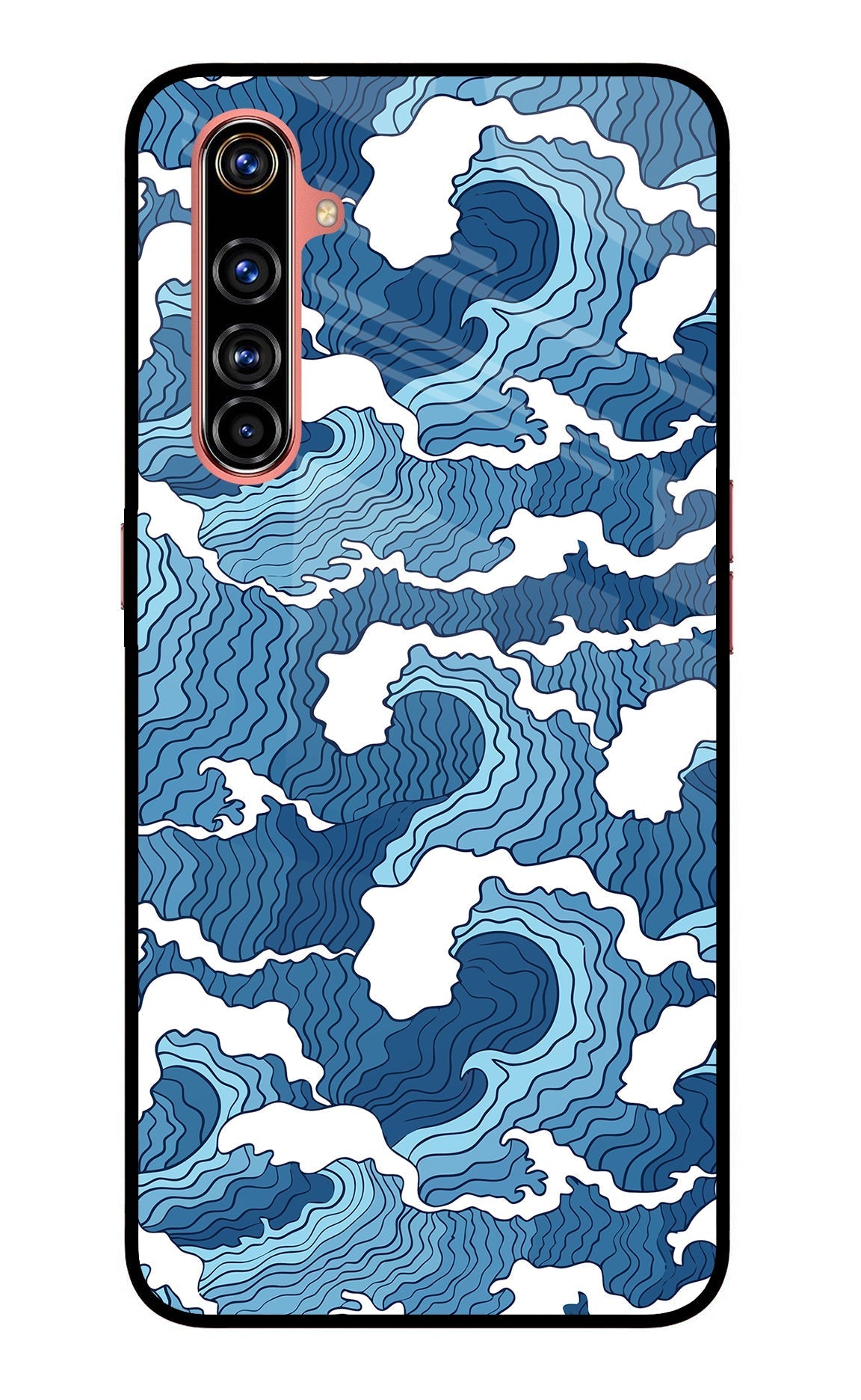 Blue Waves Case for Realme X50 Pro