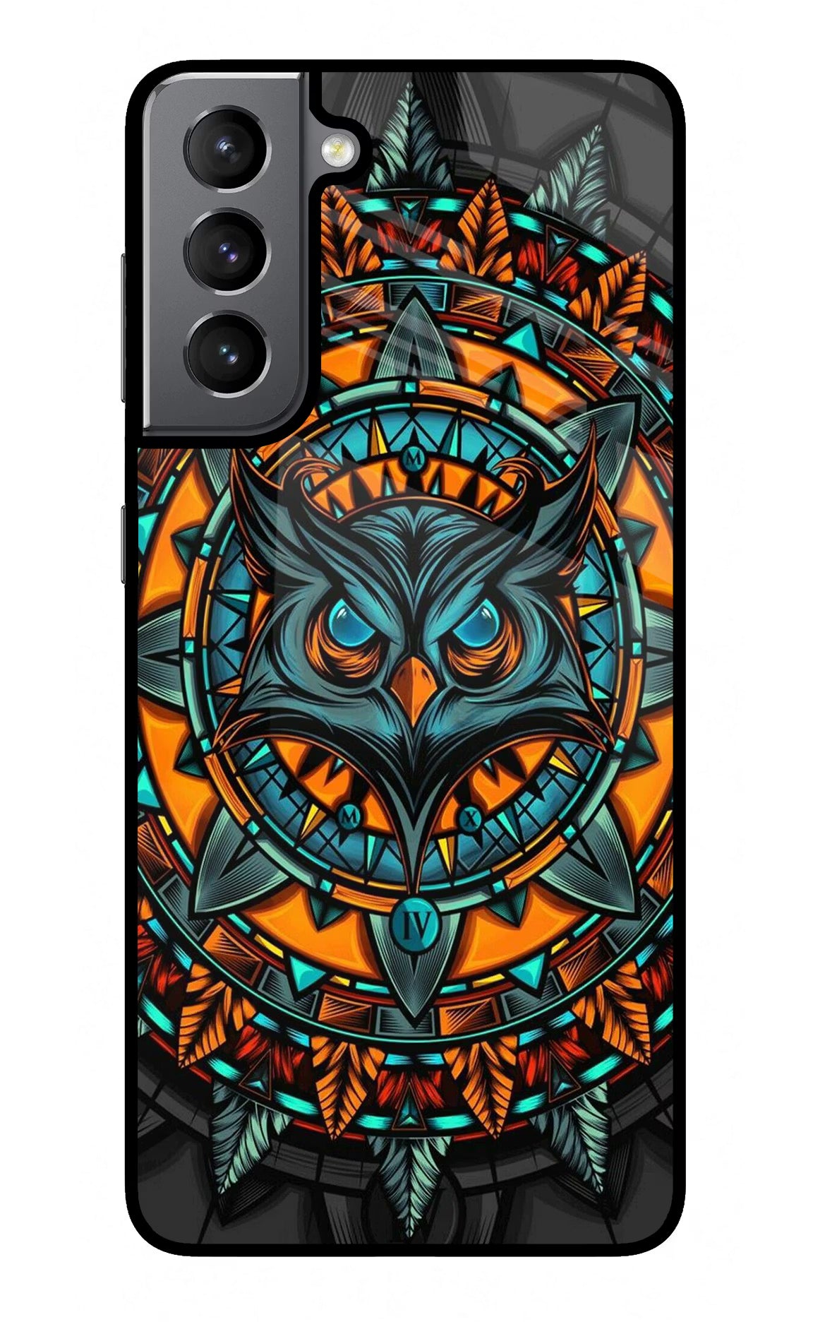 Angry Owl Art Case for Samsung S21 by Casekaro