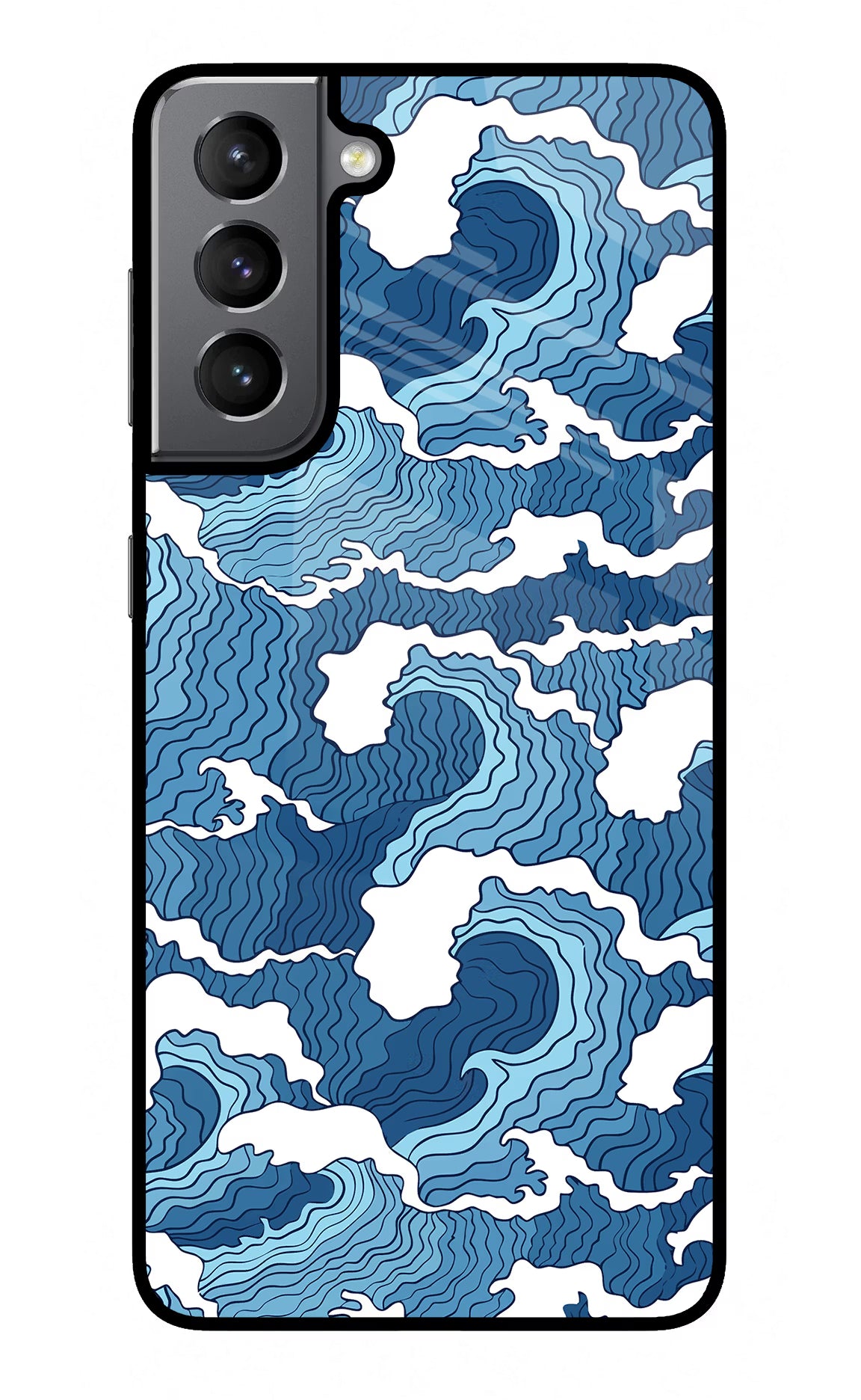 Blue Waves Case for Samsung S21 by Casekaro