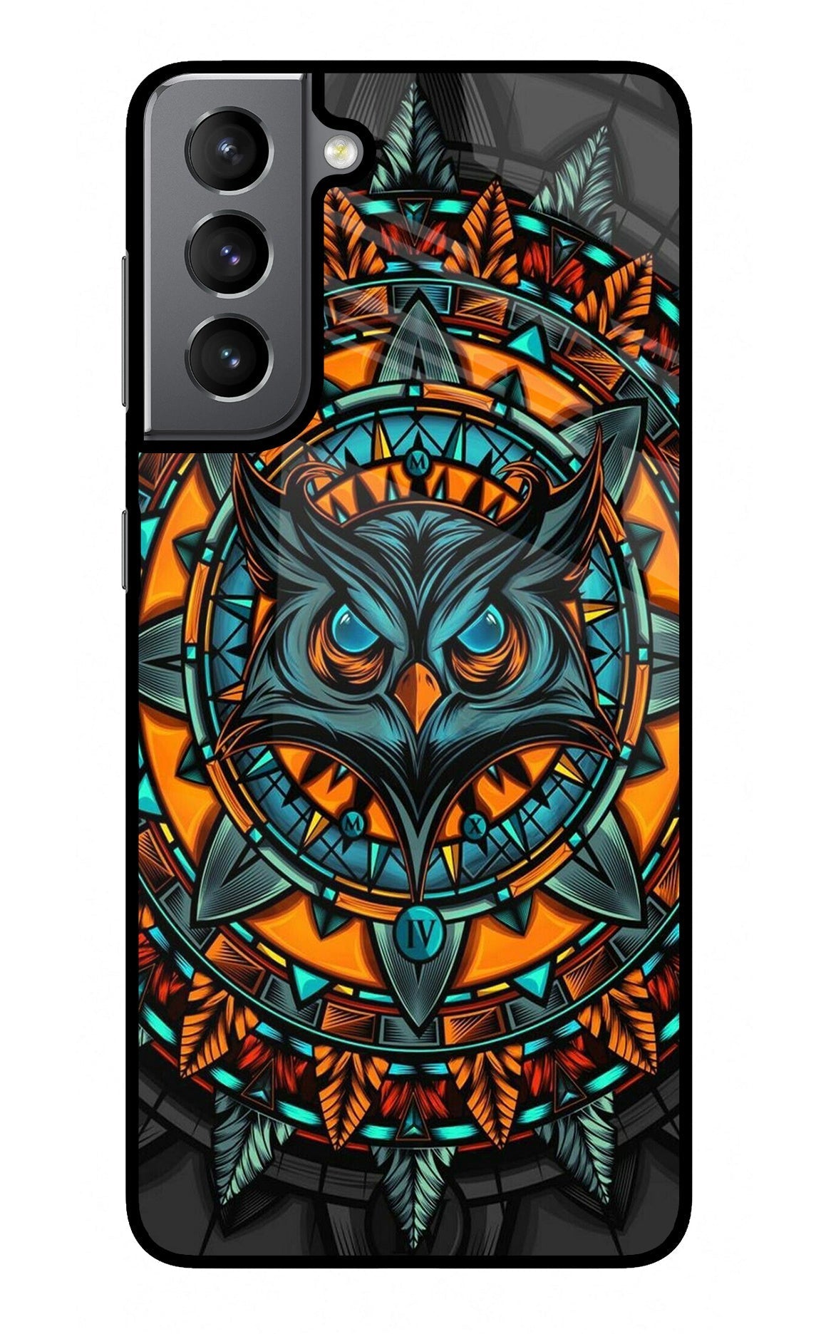 Angry Owl Art Case for Samsung S21 Plus