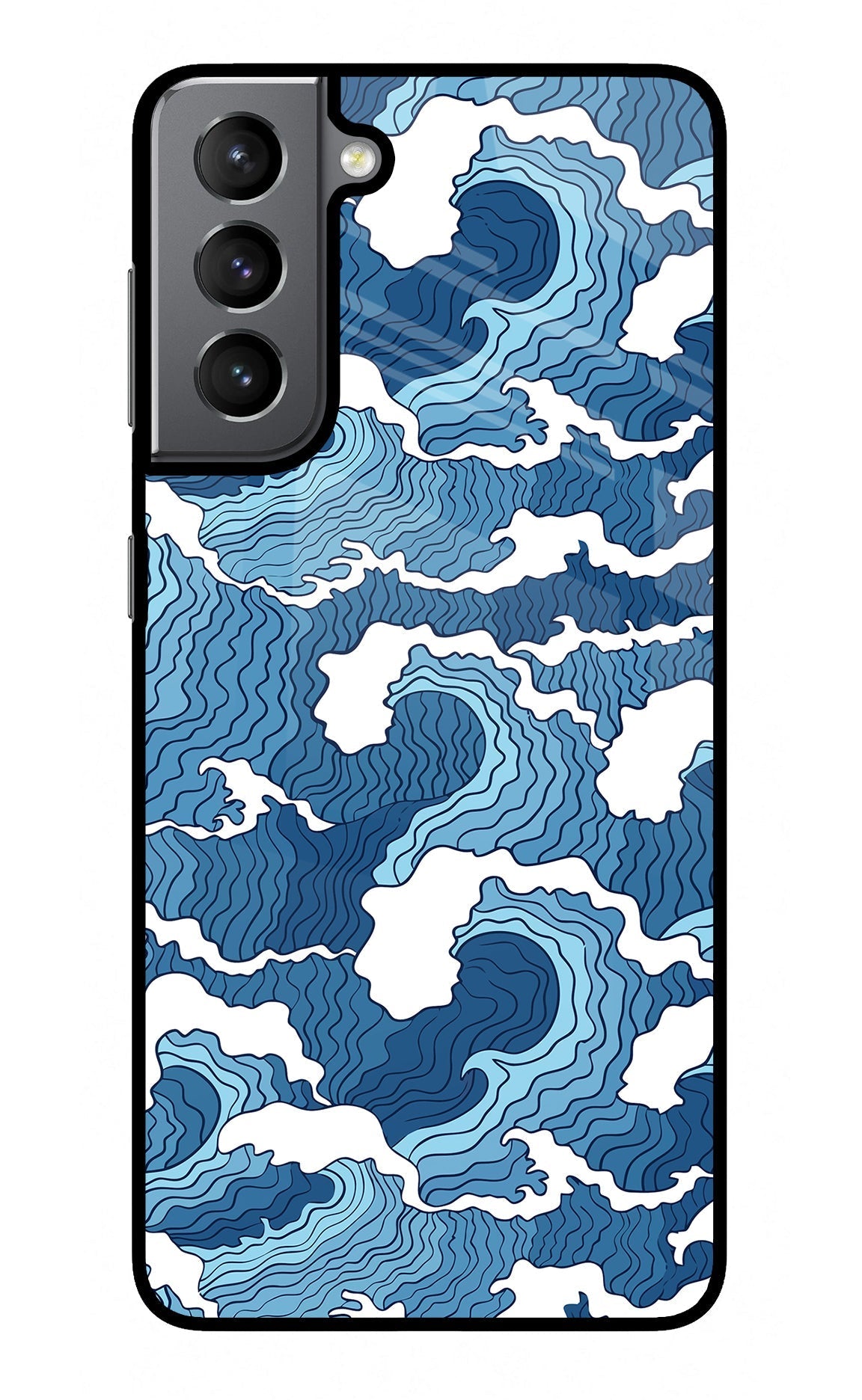 Blue Waves Case for Samsung S21 Plus