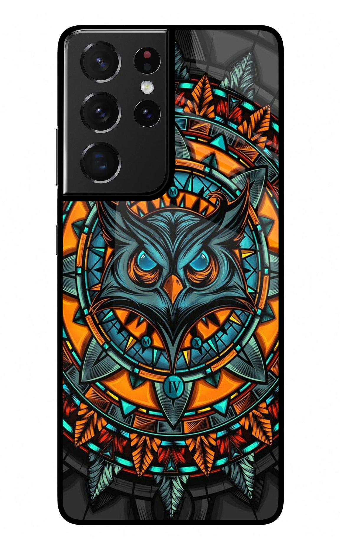 Angry Owl Art Case for Samsung S21 Ultra