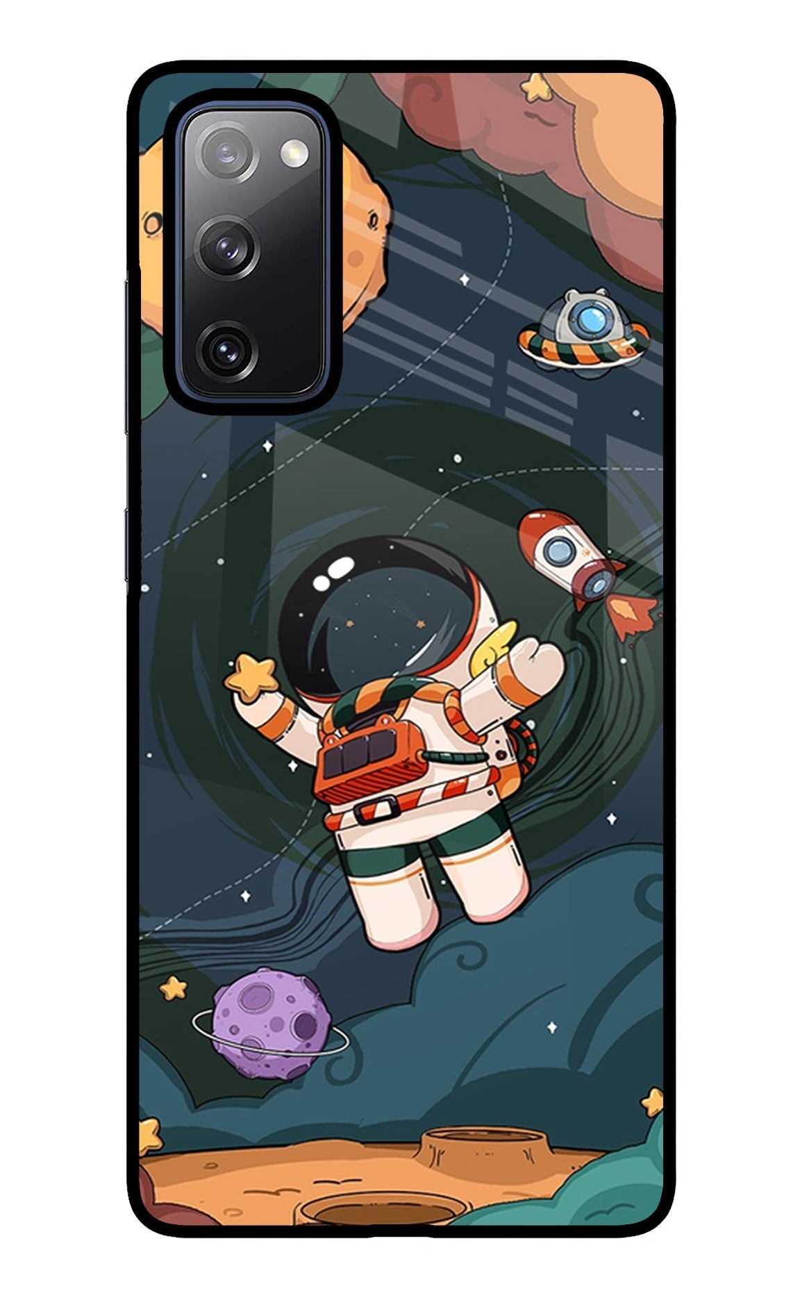 Cartoon Astronaut Case for Samsung S20 FE