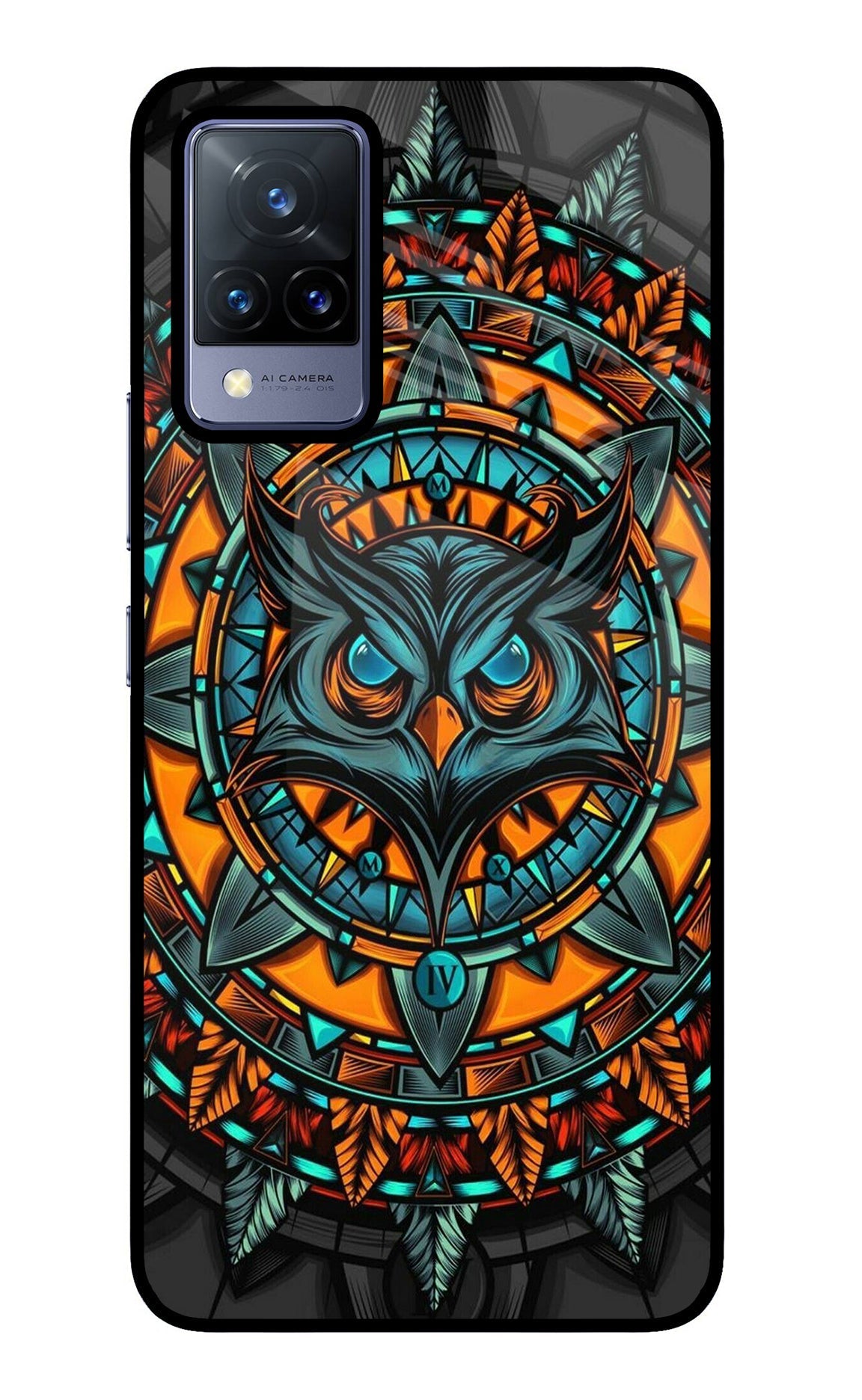 Angry Owl Art Case for Vivo V21