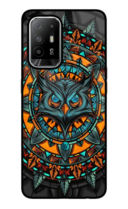 Angry Owl Art Case for Oppo F19 Pro+