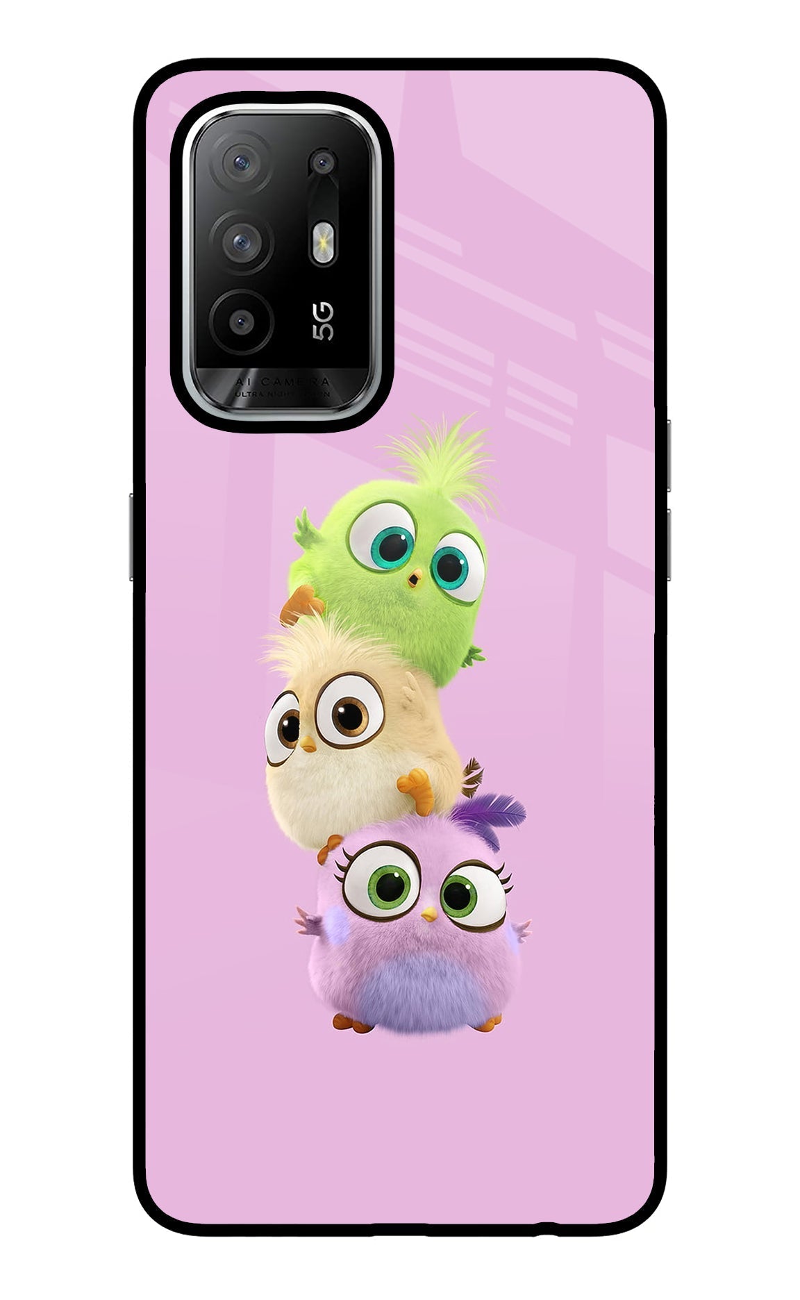 Cute Little Birds Case for Oppo F19 Pro+