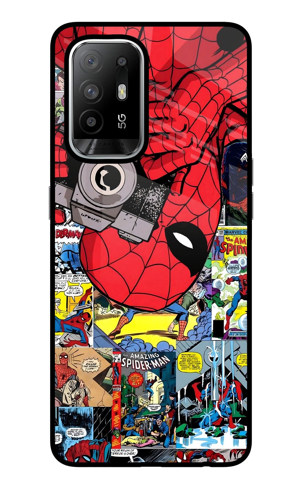 Spider Man Case for Oppo F19 Pro+