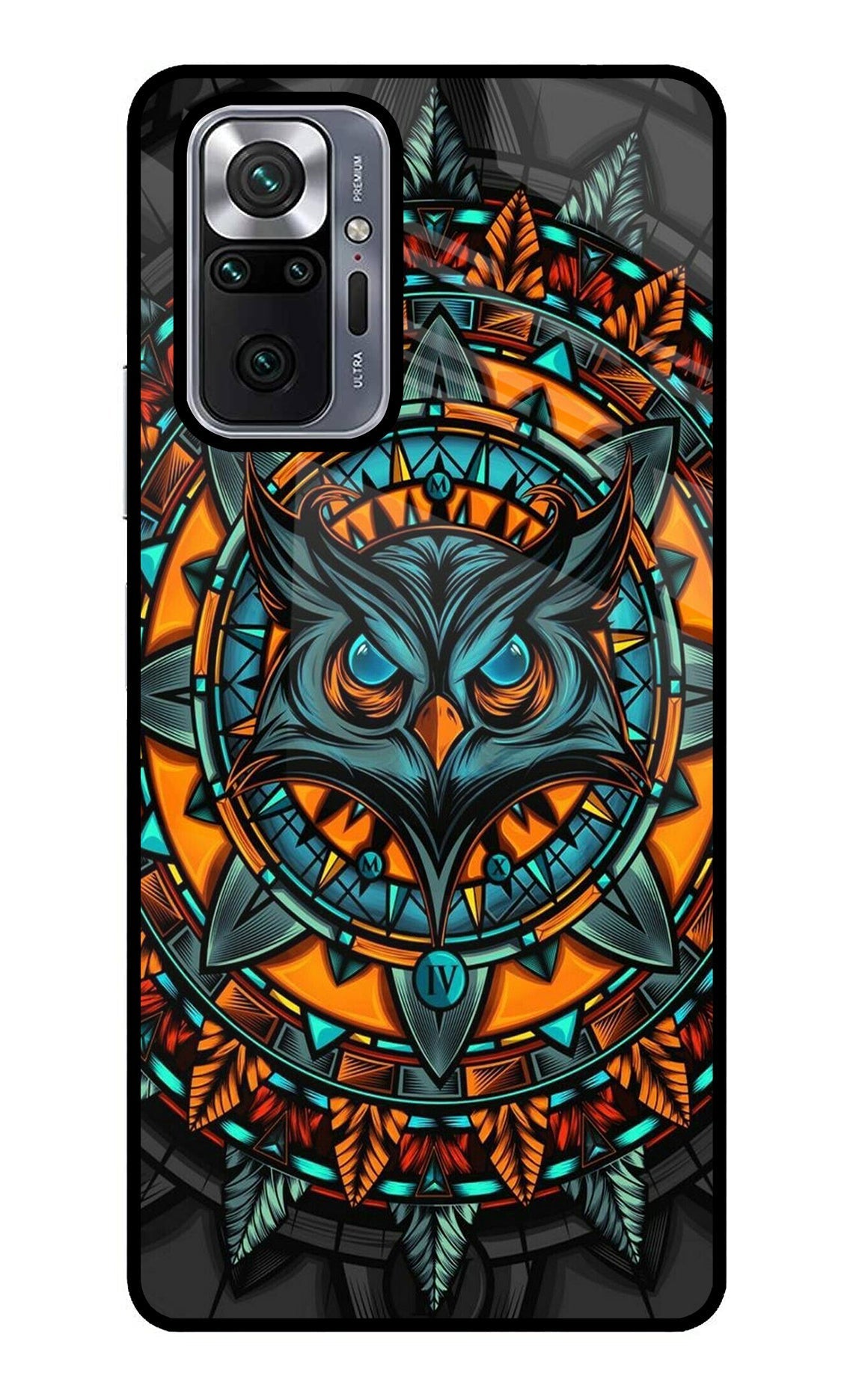 Angry Owl Art Case for Redmi Note 10 Pro Max