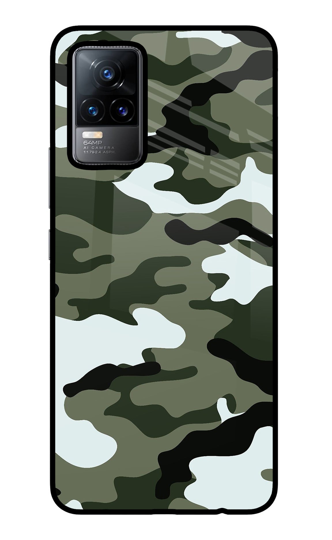 Camouflage Case for Vivo Y73/V21E 4G