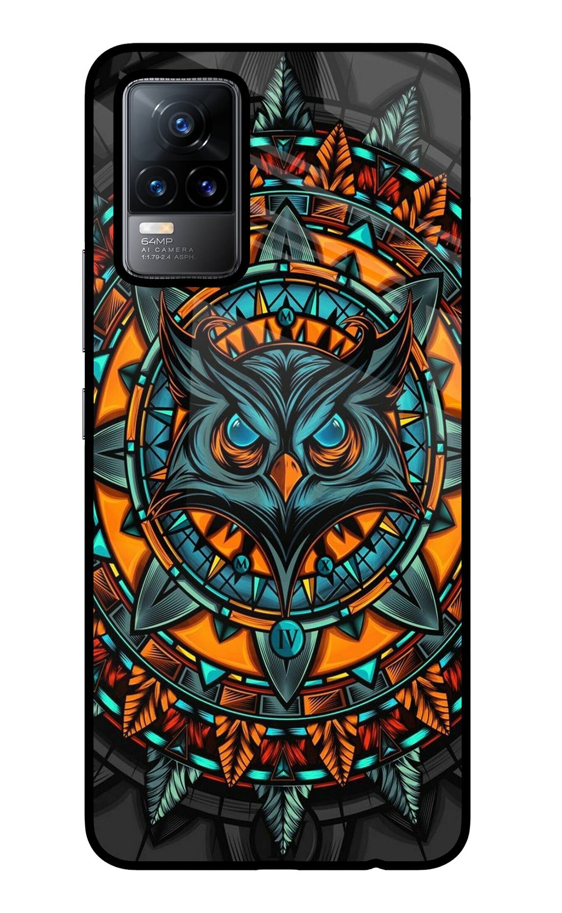 Angry Owl Art Case for Vivo Y73/V21E 4G